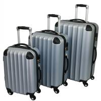 Juego De 3 Maletas Abs Monzana 4 Ruedas(Cl)
