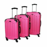Juego De 3 Maletas Eurotravel Mrsw10 Expandibles(Cl) Rosa