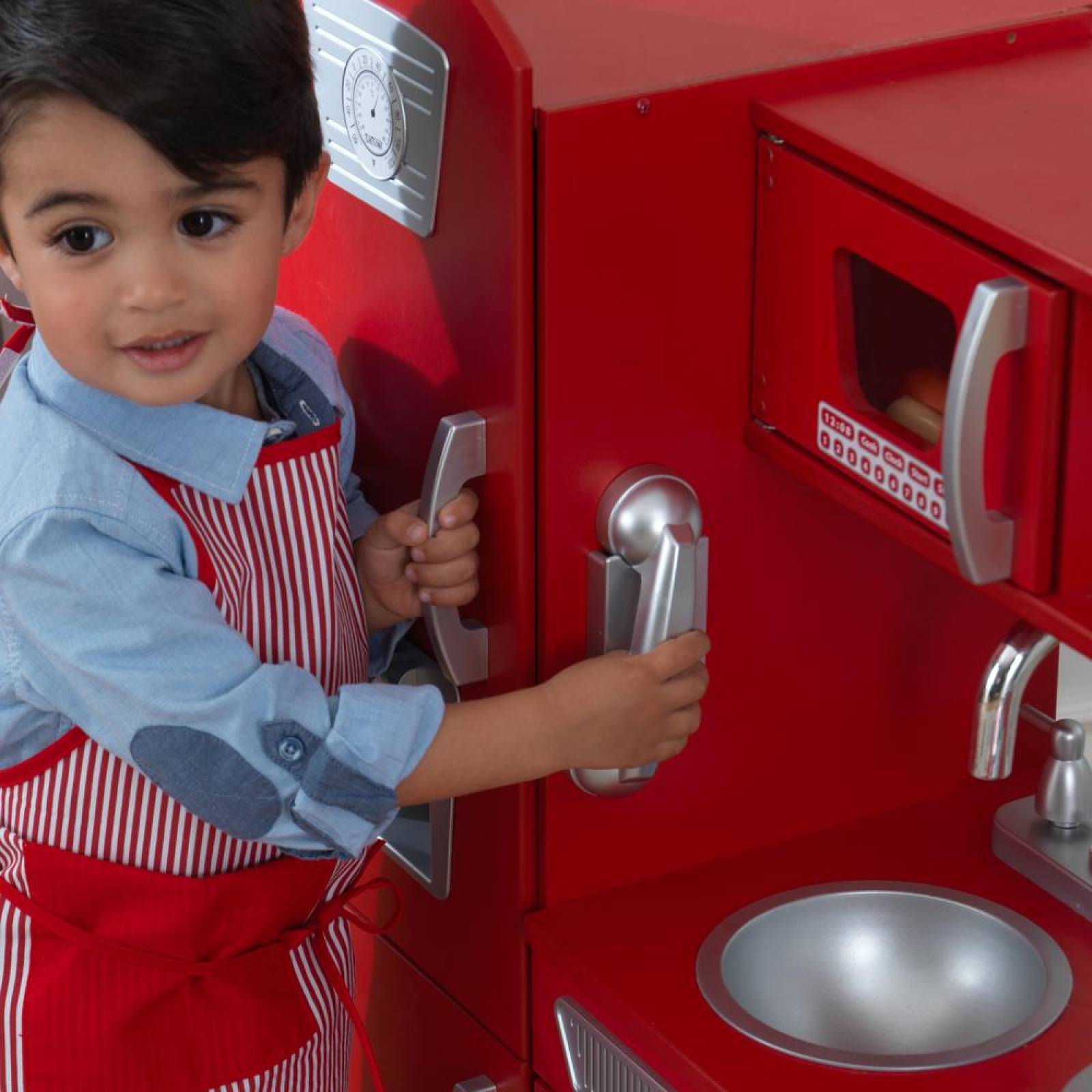 Cocina de juguete KidKraft vintage de madera(CL) Rojo Unitalla