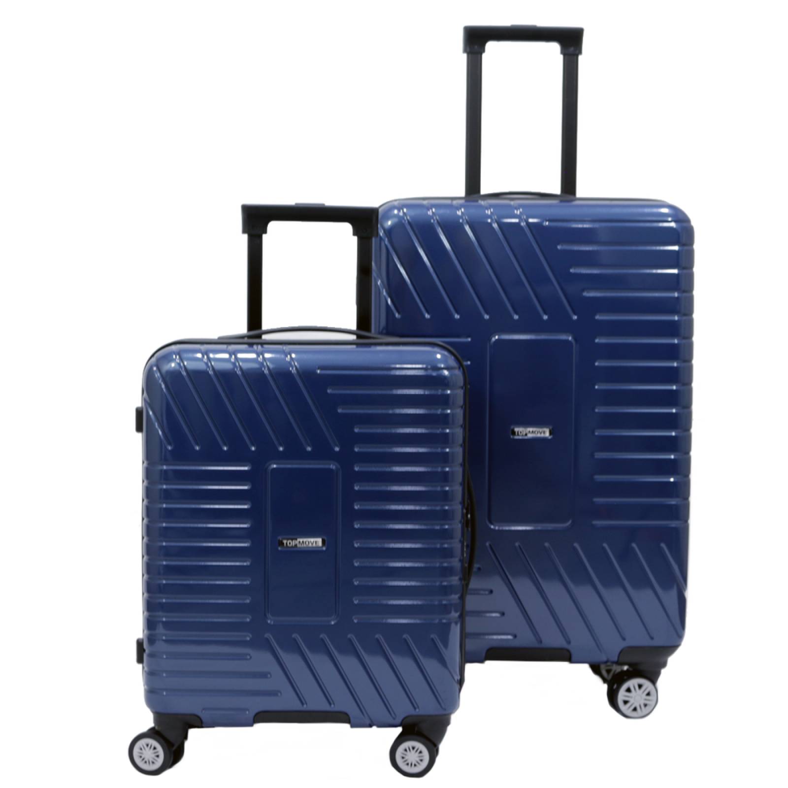 Set de 2 maletas Rígidas 100% Policarbonato 8 ruedas(CL) 