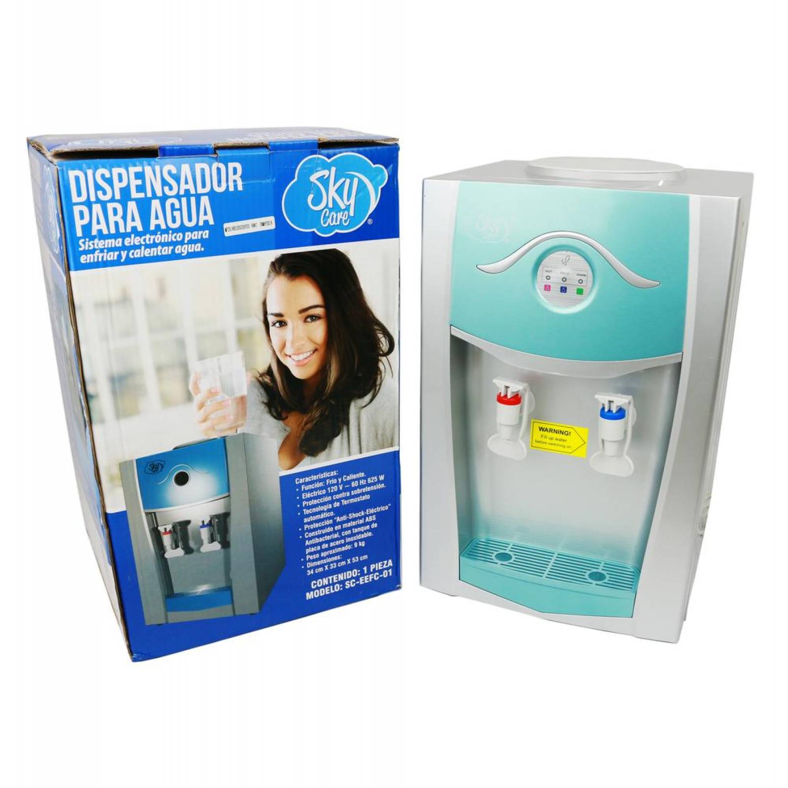 Dispensador De Agua Sky Care Gratis Bote Para Agua(CL) Gris claro