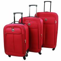 Juego De 3 Maletas Mt184R Expandibles 4 Ruedas Cada Una(Cl) Rojo Cereza