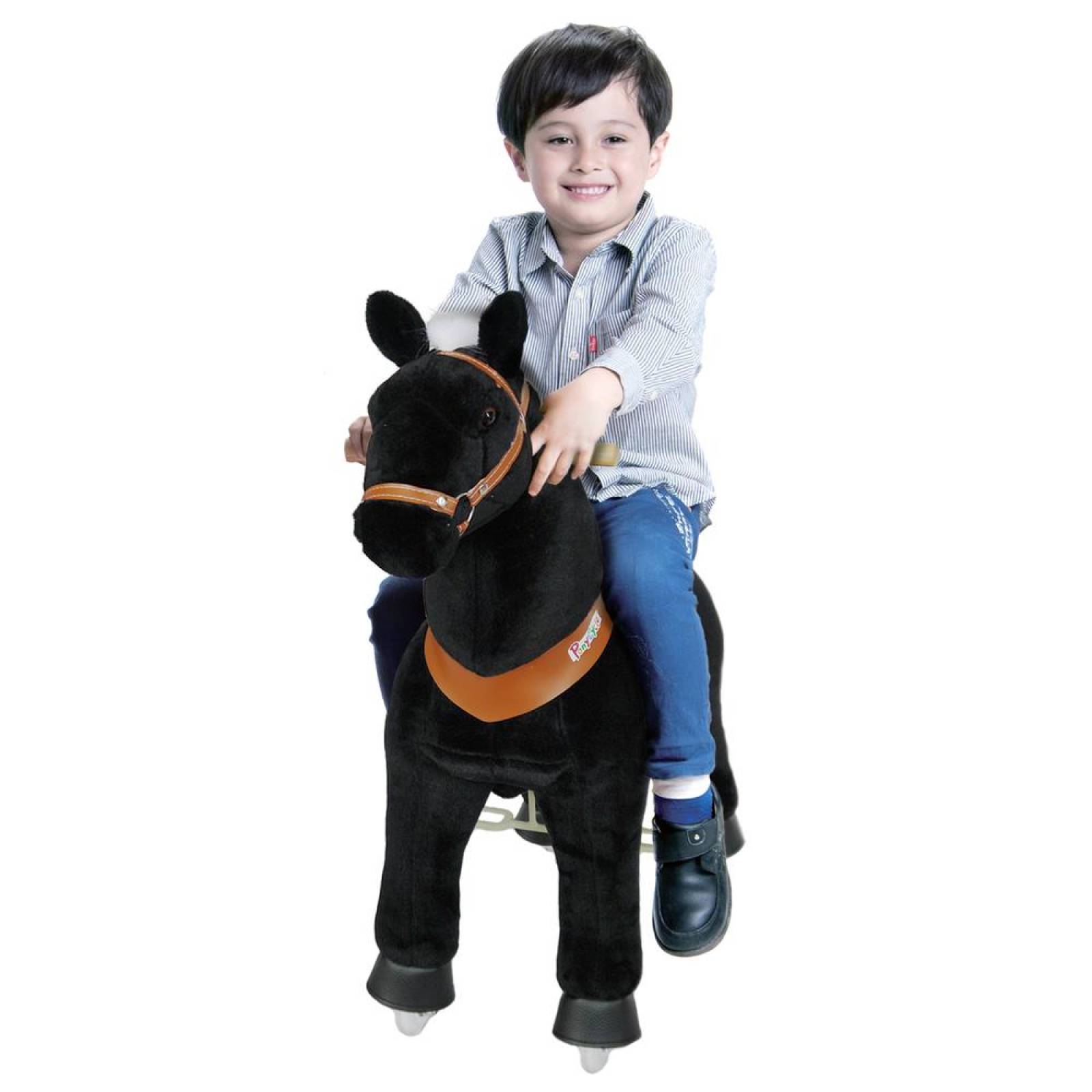 Caballito Montable De Empuje Pony Cycle Con Ruedas Juego Para Niños Chocolate Unitalla