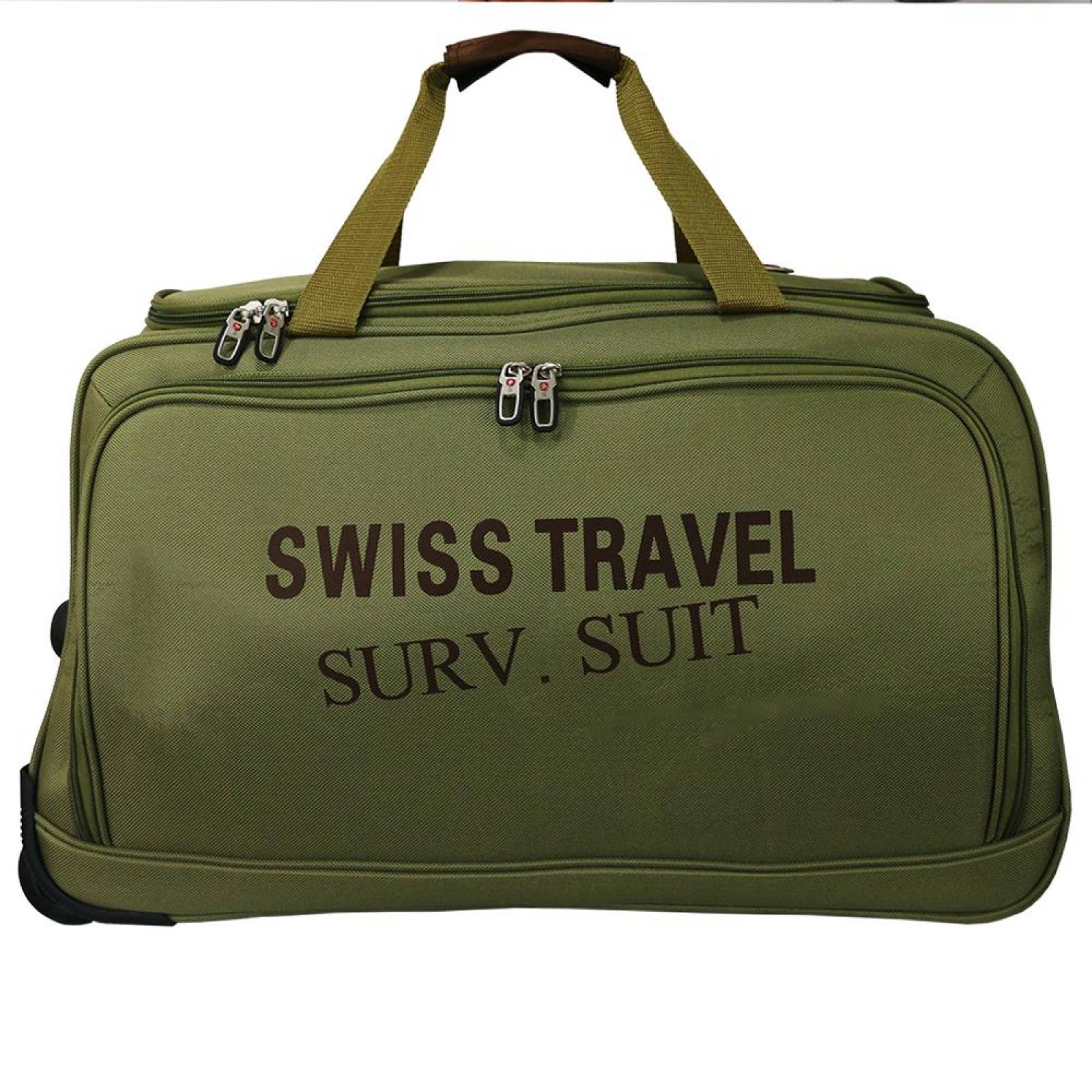 Maleta de mano Duflle Sport Swiss Travel 24 Pulgadas(CL) Verde