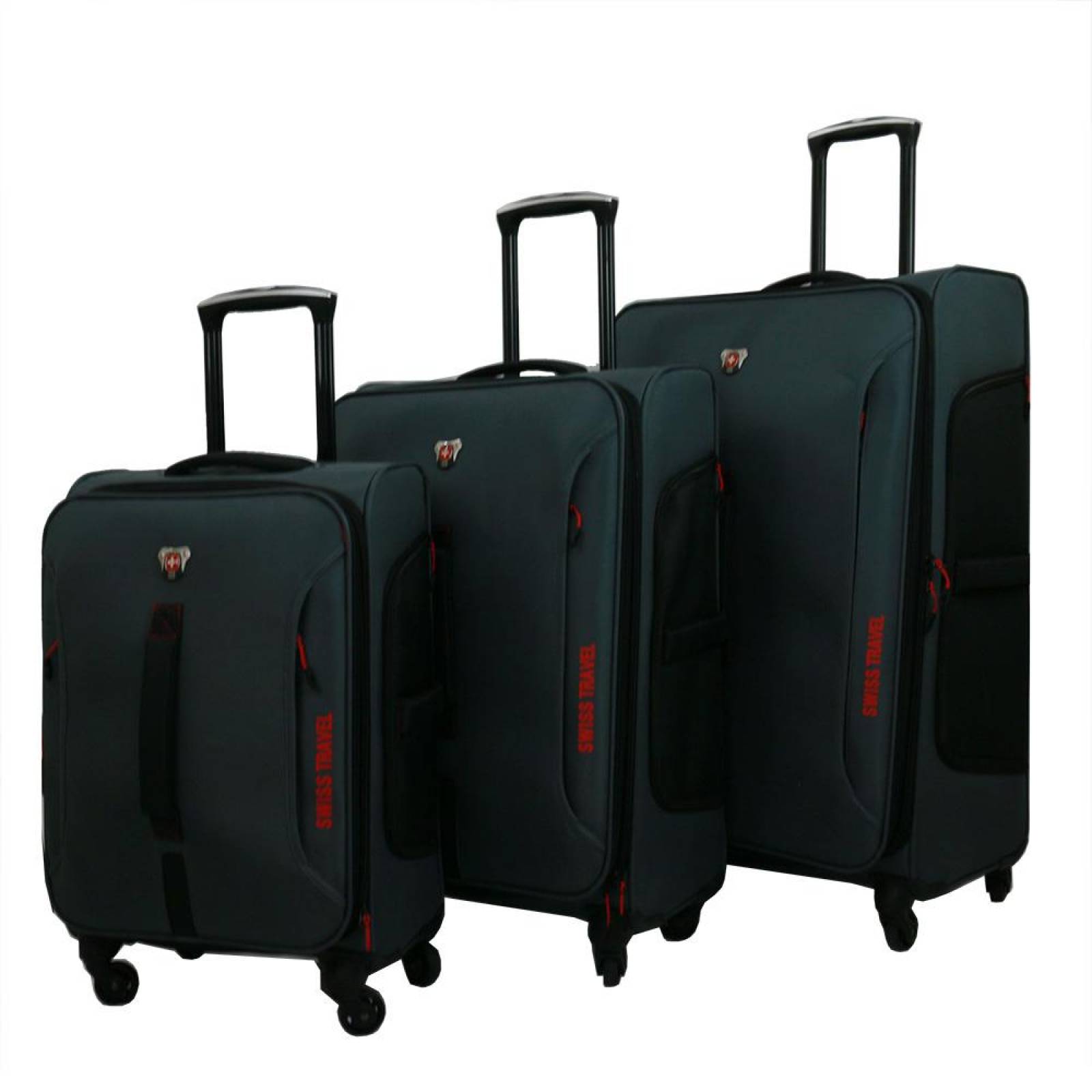 Set de 3 maletas ABS Swiss Travel Urban(CL) Gris
