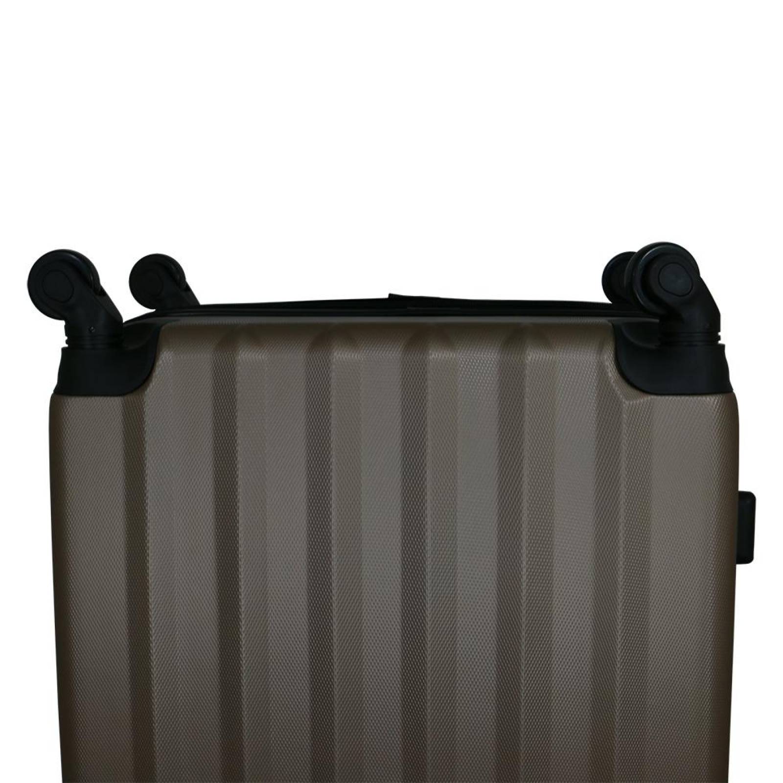 Set De 3 Maletas Rígidas Abs Ouyue 4 Ruedas(CL) Dorado