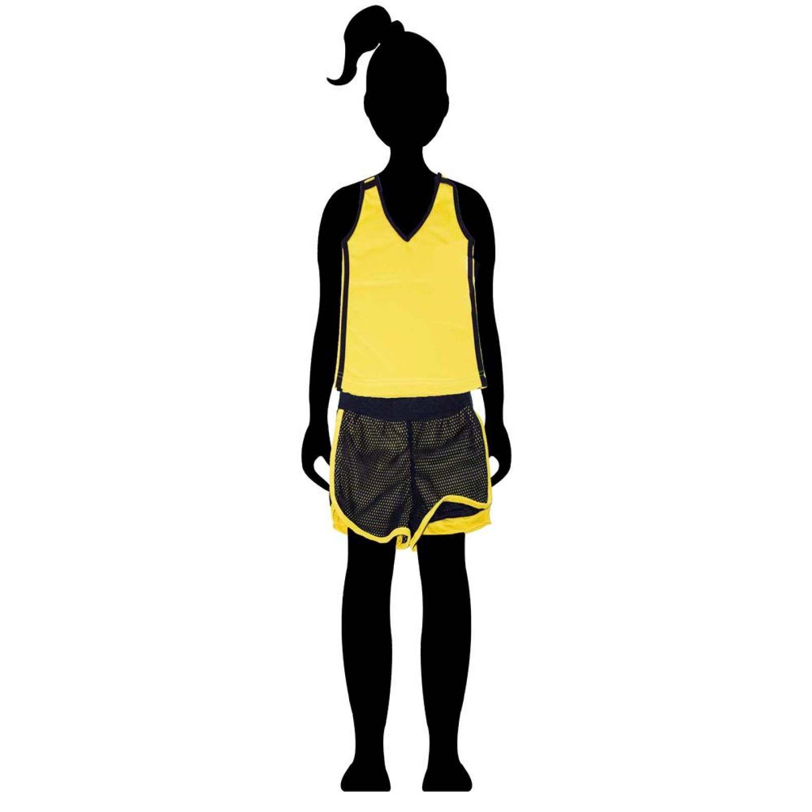 Ropa Deportiva para niña conjunto blusa/short 004 