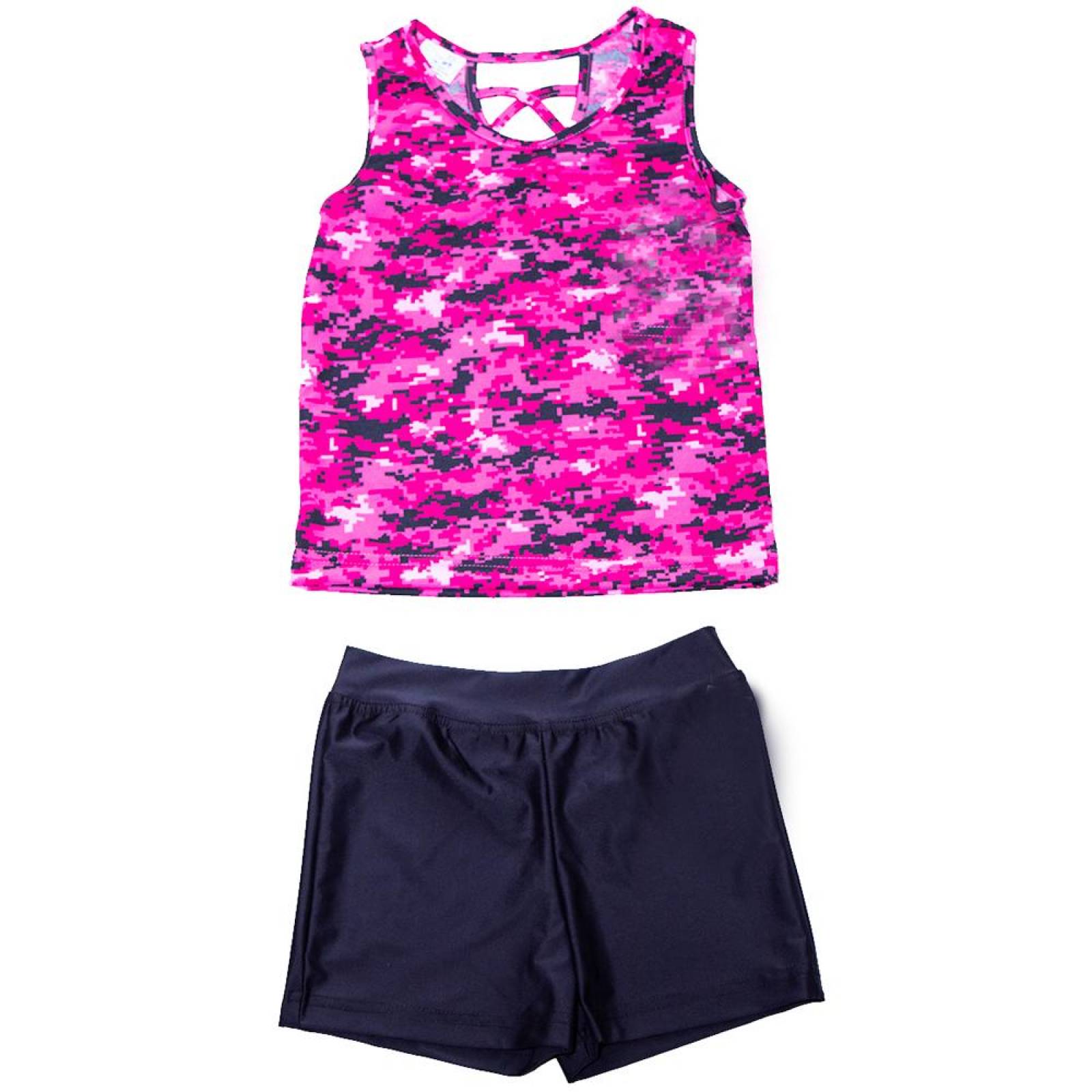 Ropa Deportiva para niña conjunto blusa/short 007 