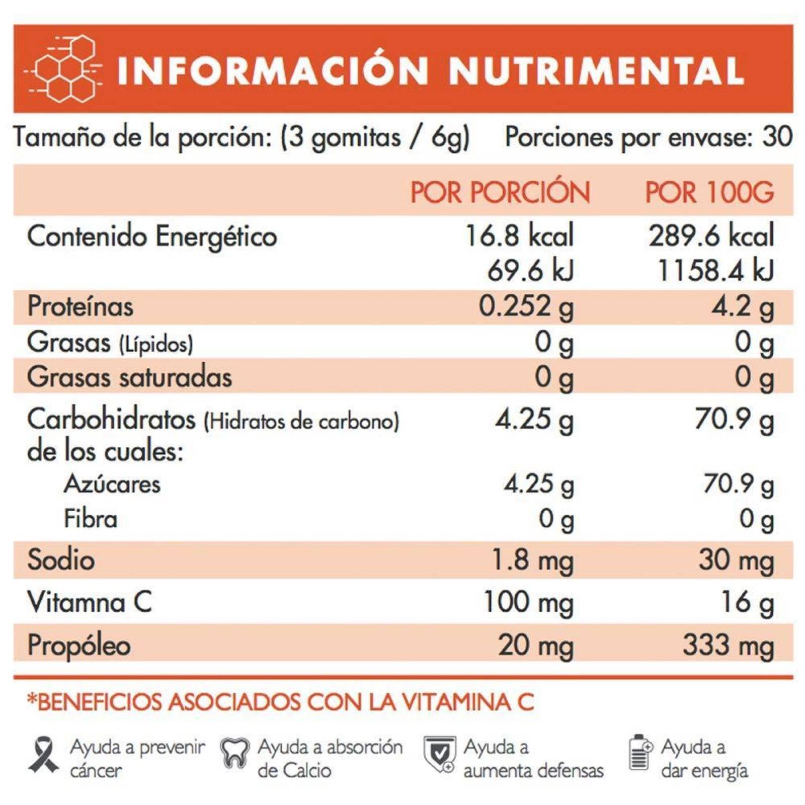 Vitamina C en gomitas GO-MMY GO Vita C 2 Frascos 