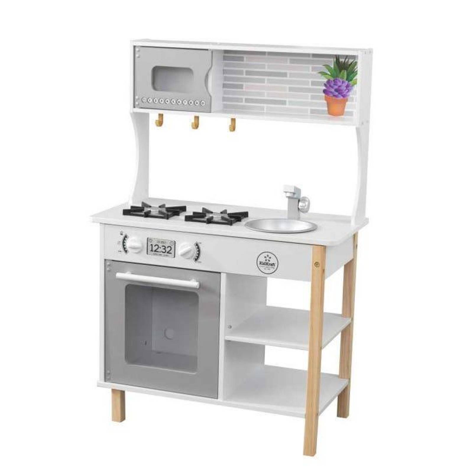 cocina de madera kidkraft con accesorios