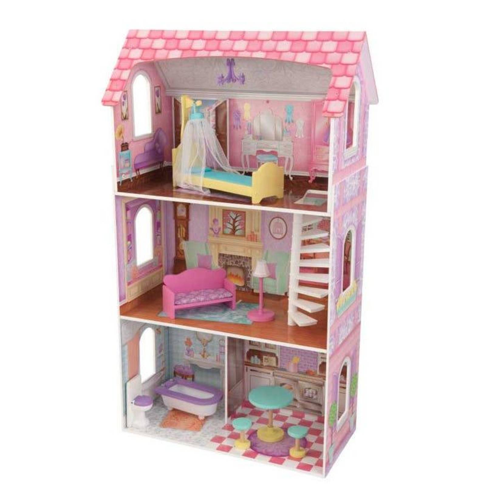 Casa de Muñecas de Madera Kidkraft Penélope -65179(CL) 