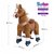 Caballito Montable Pony Cycle Con Ruedas De 4 a 9 años U424(CL) 