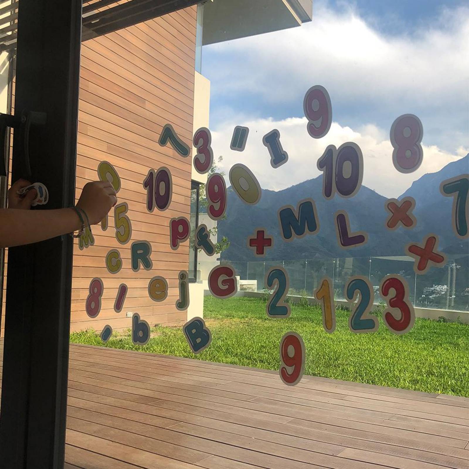 Plantillas de aprendizaje adheribles para niños ABC-Numeros(CL) Abecedario