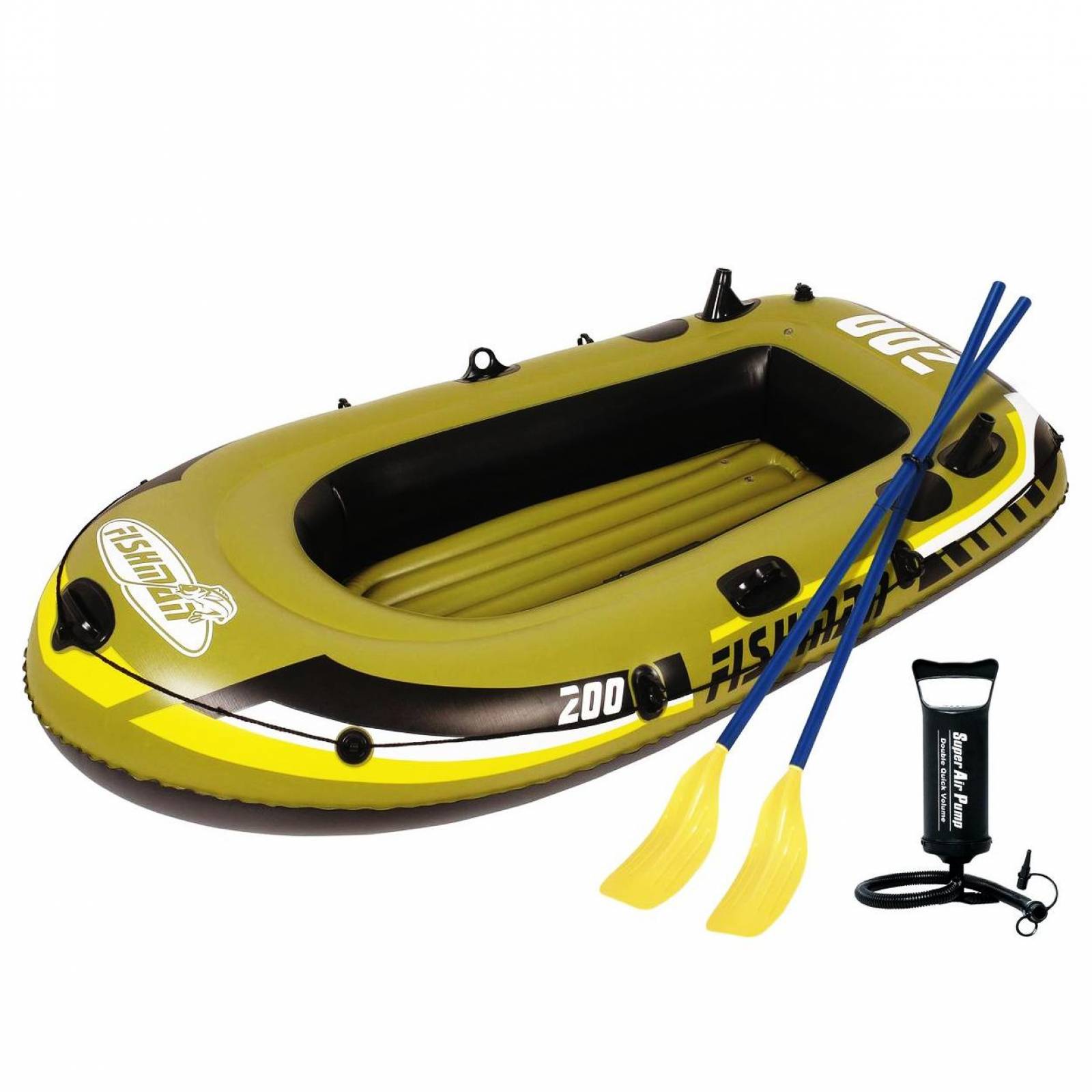 Bote Lancha Inflable Fishman 200 con Remos 