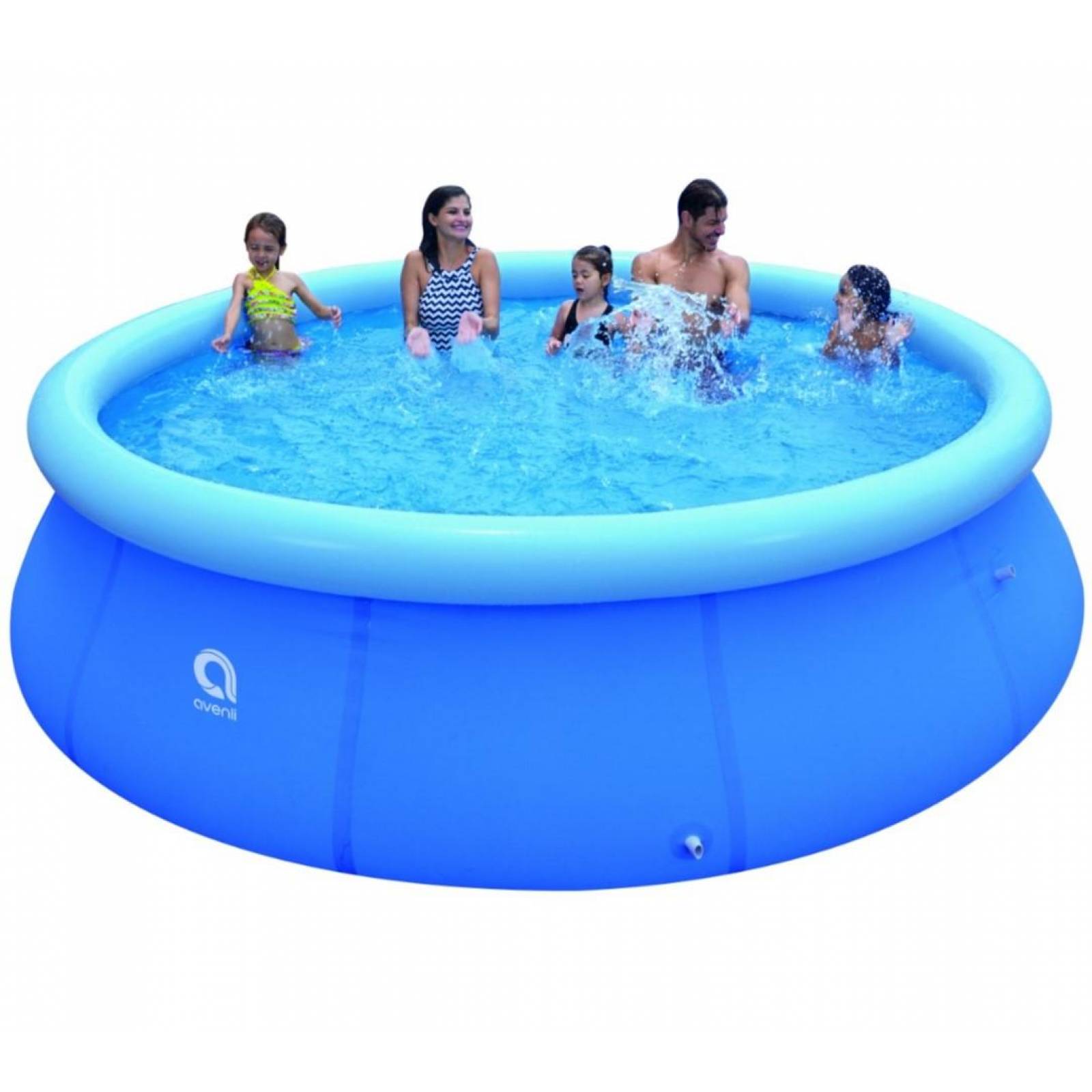 Alberca Piscina Circular Inflable Marin Blue 4.2 mts Azul