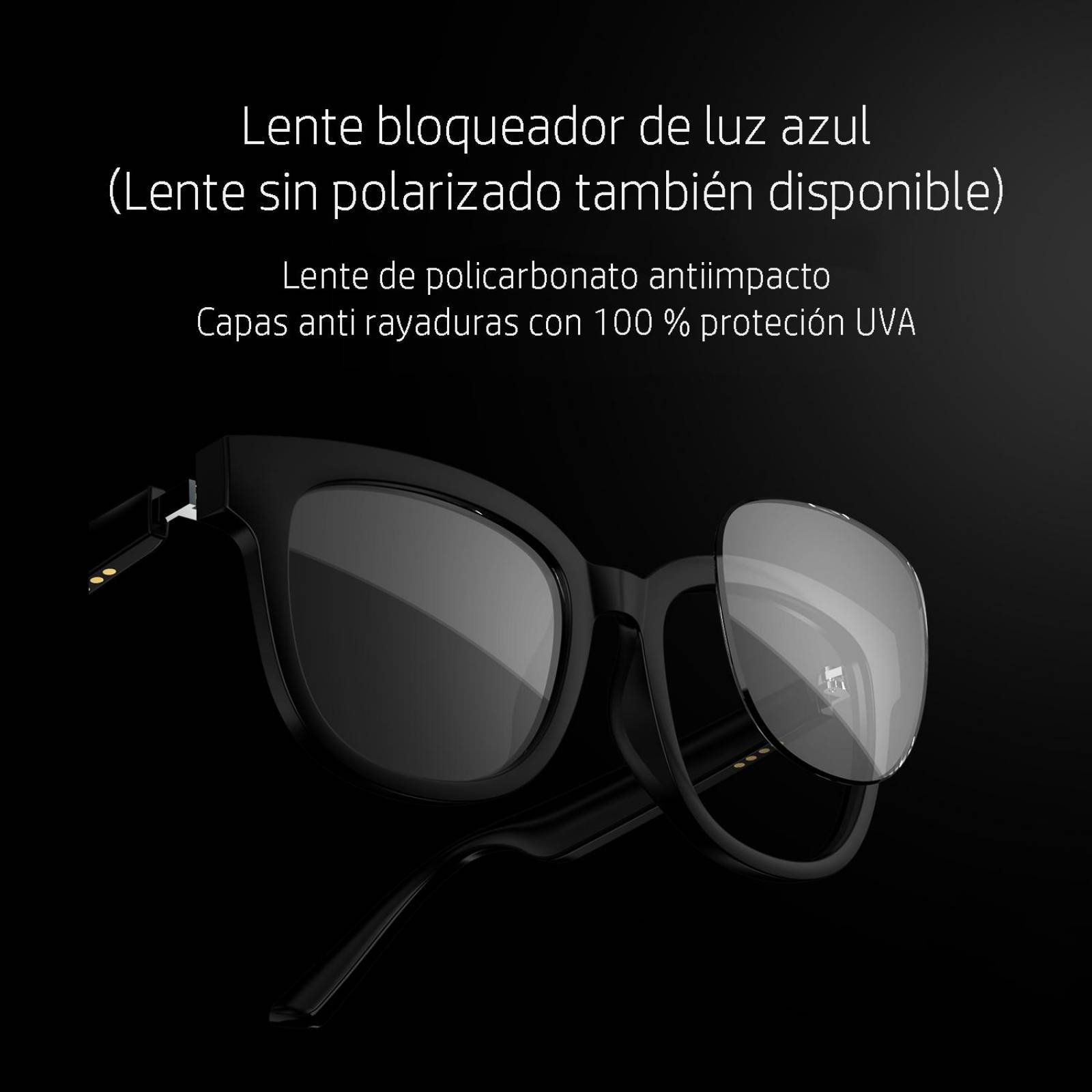 Lentes Smart con Audio Integrado Bluetooth 5.0 Plateado