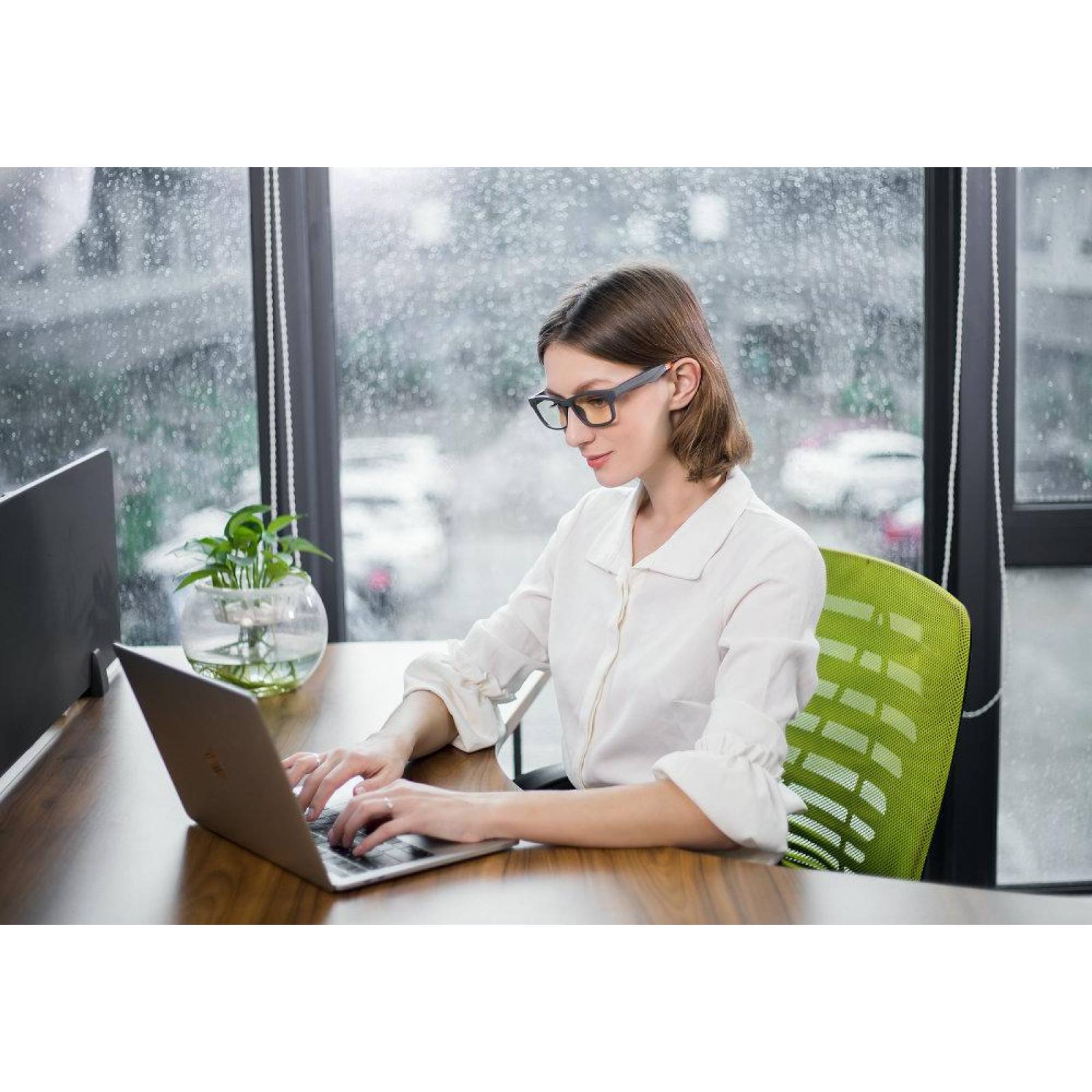 Lentes Smart con Audio Integrado Bluetooth 5.0 Plateado