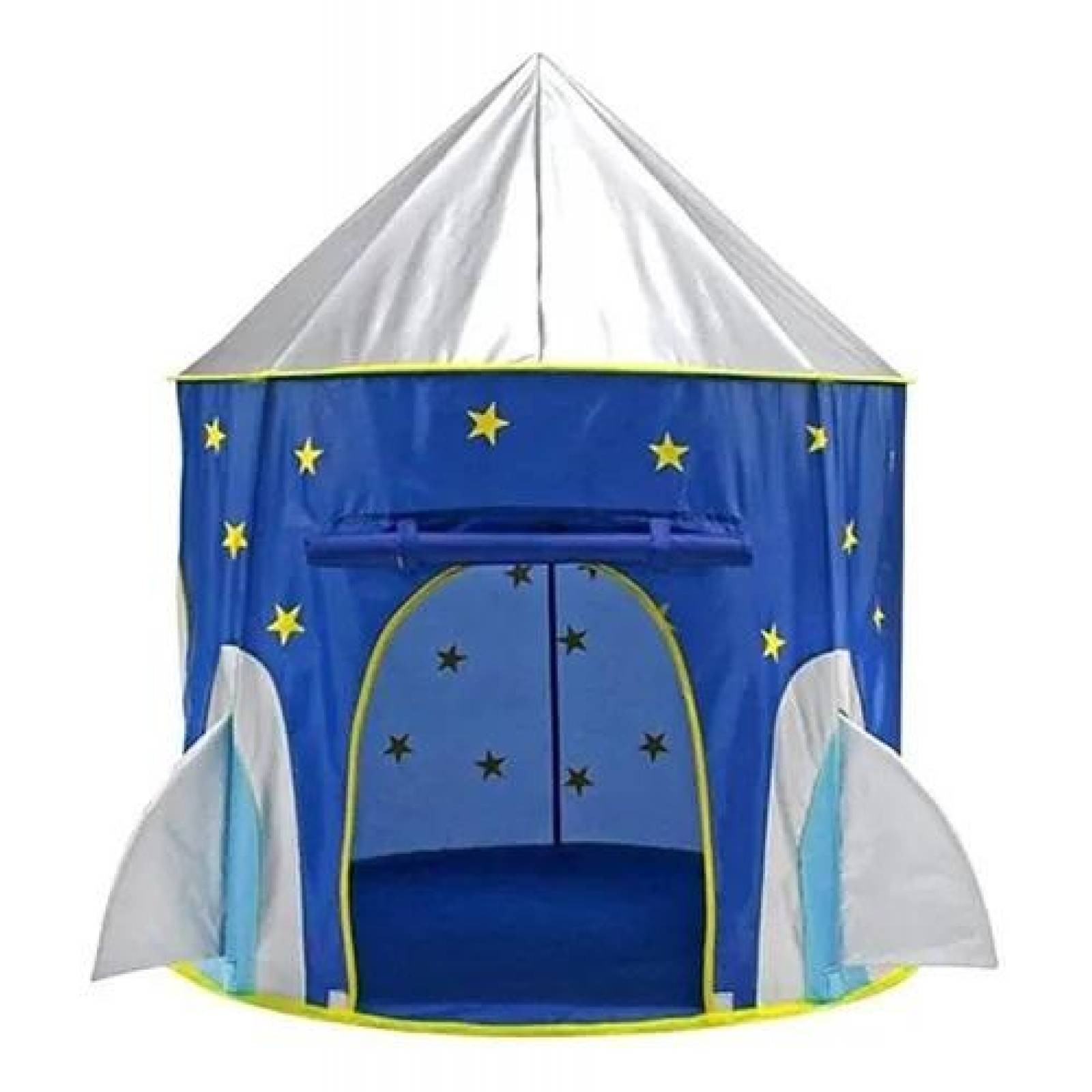 Tienda Carpa Infantil Nave Espacial para Niños Azul Unitalla