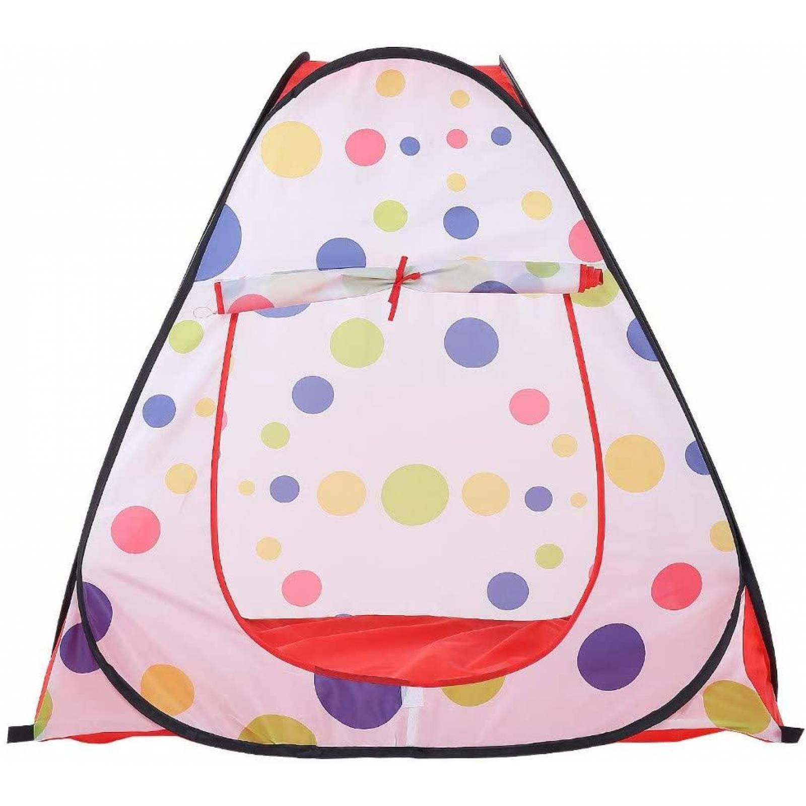 Carpa Tienda Indios Tipi Polka Niños Blanco Unitalla