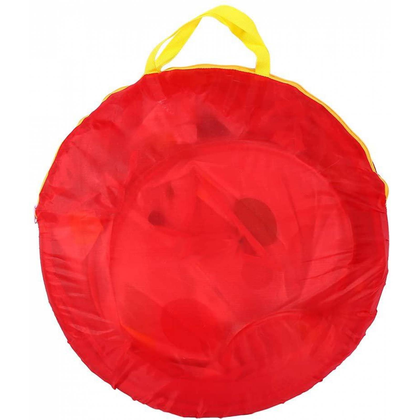 Tunel Gusano Alberca de pelotas 3 en 1 Rojo Unitalla