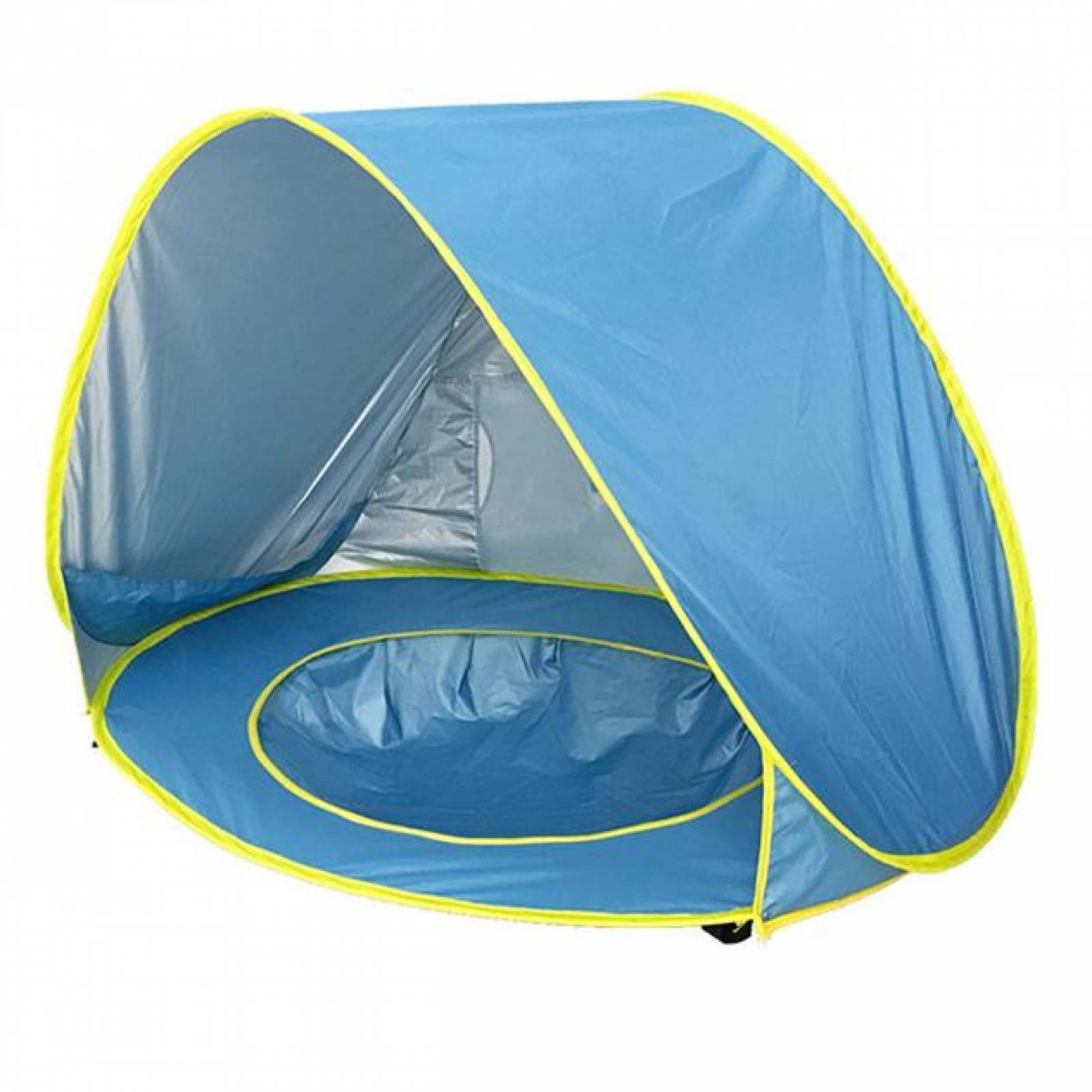Carpa Tienda de Playa para Bebé Portátil Azul Unitalla