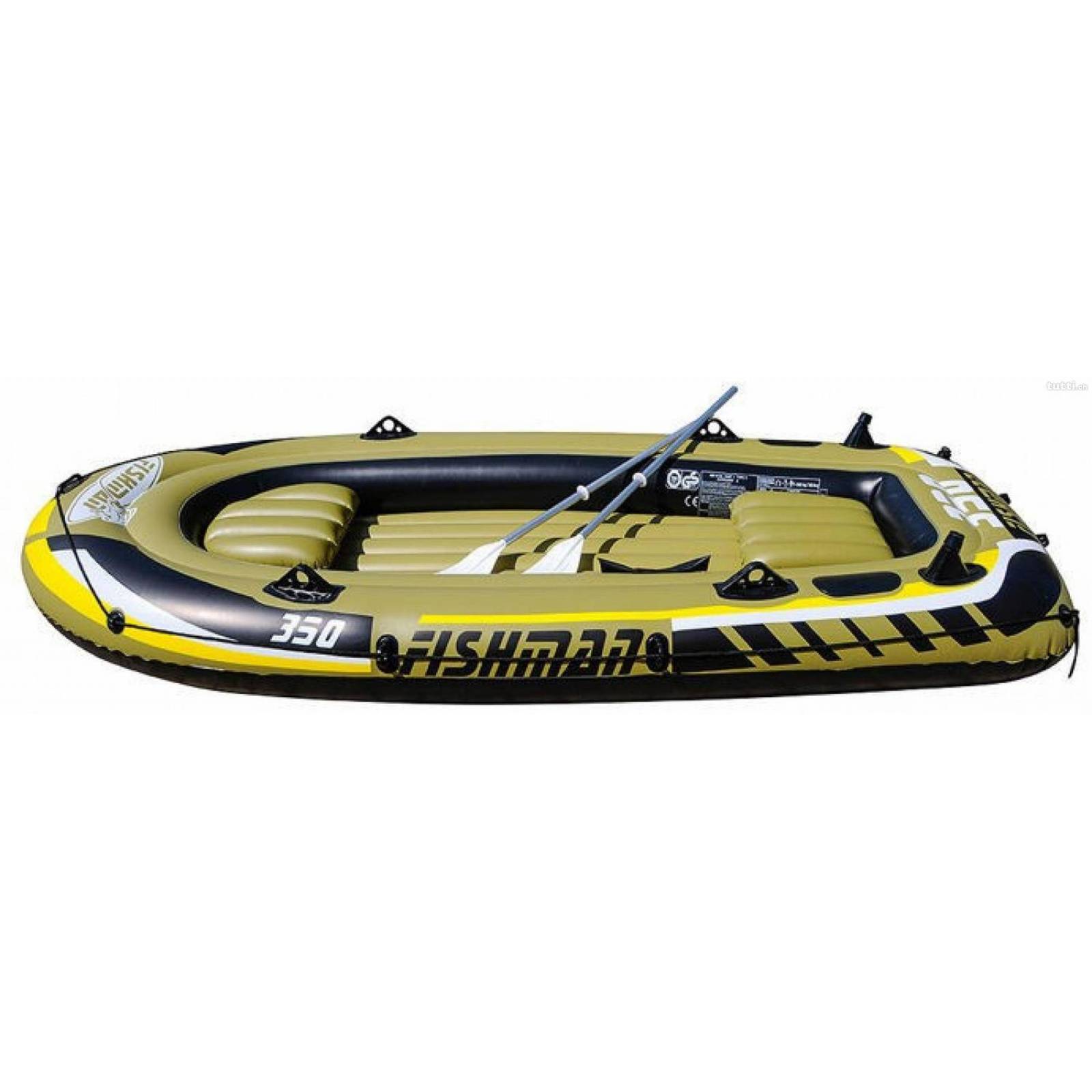 Bote Lancha Inflable Fishman 350 con Remos 