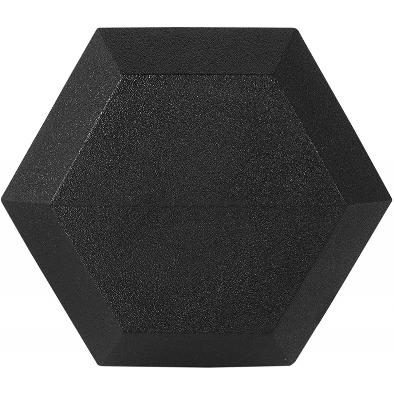 Mancuerna Hexagonal de Acero Forro Neopreno 30 lb 