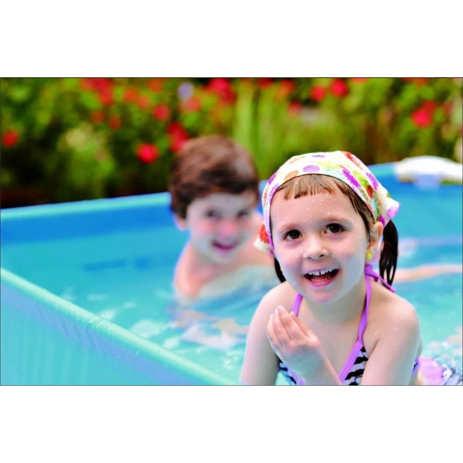 Alberca Piscina Familiar Rectangular Estructural 258x179x66 