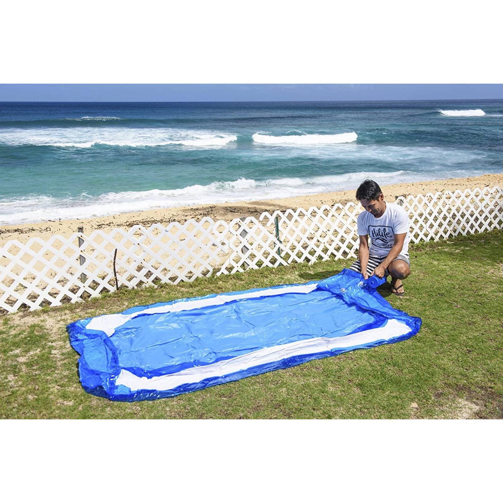 Alberca Piscina Familiar Rectangular Inflable 305x183x50 cm 