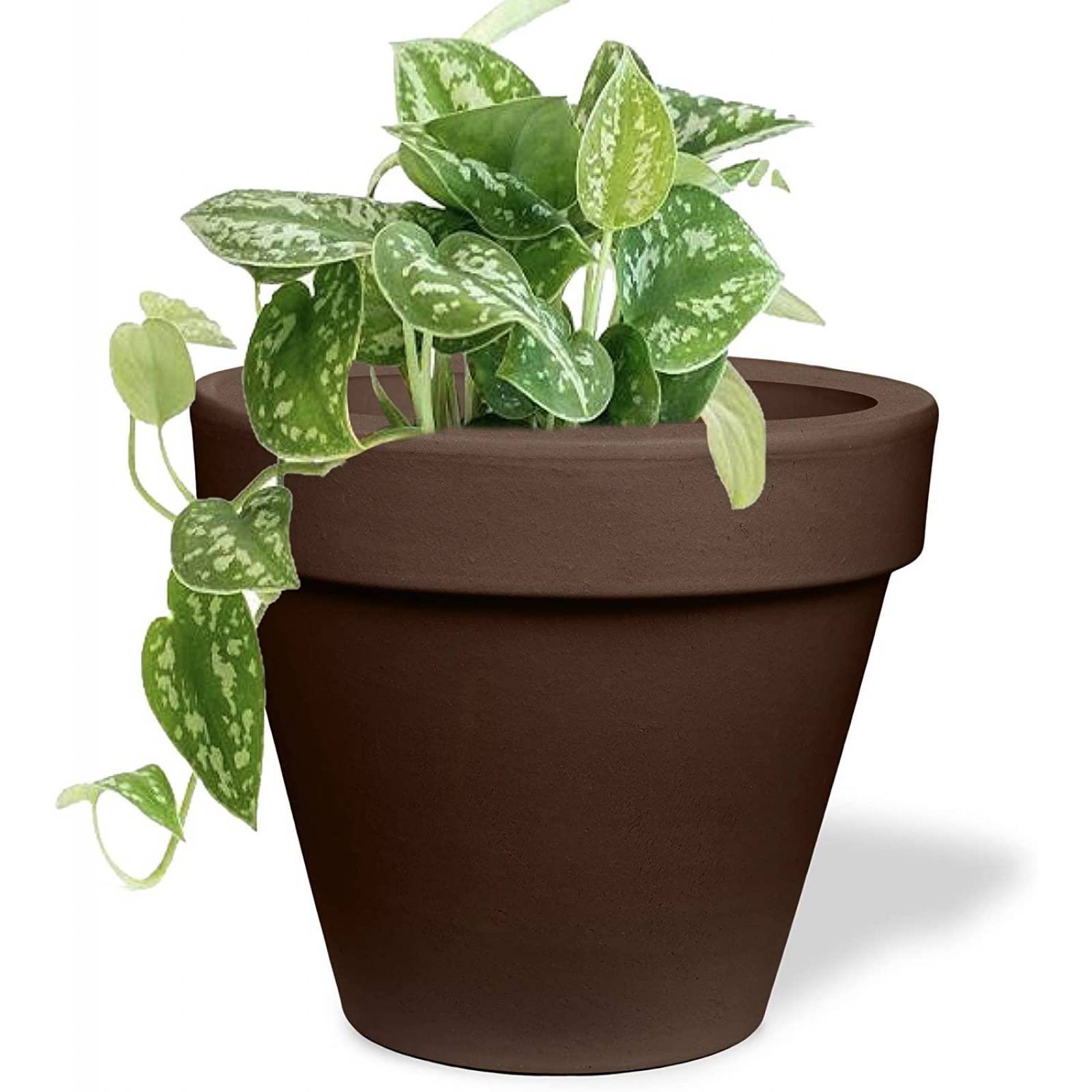 Maceta Plastica Tradicional 30 x 30 cm Café