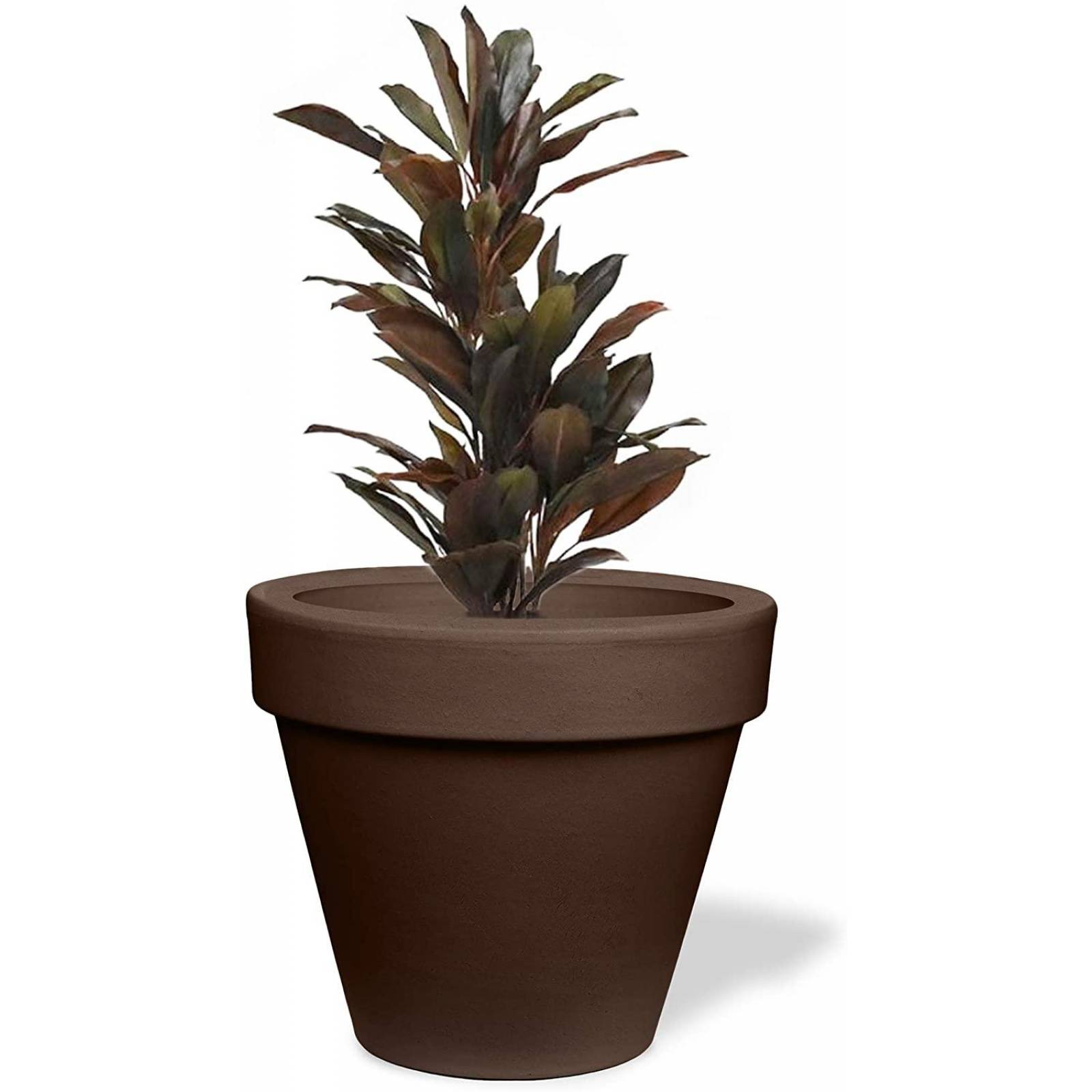 Maceta Plastica Tradicional 30 x 30 cm Café