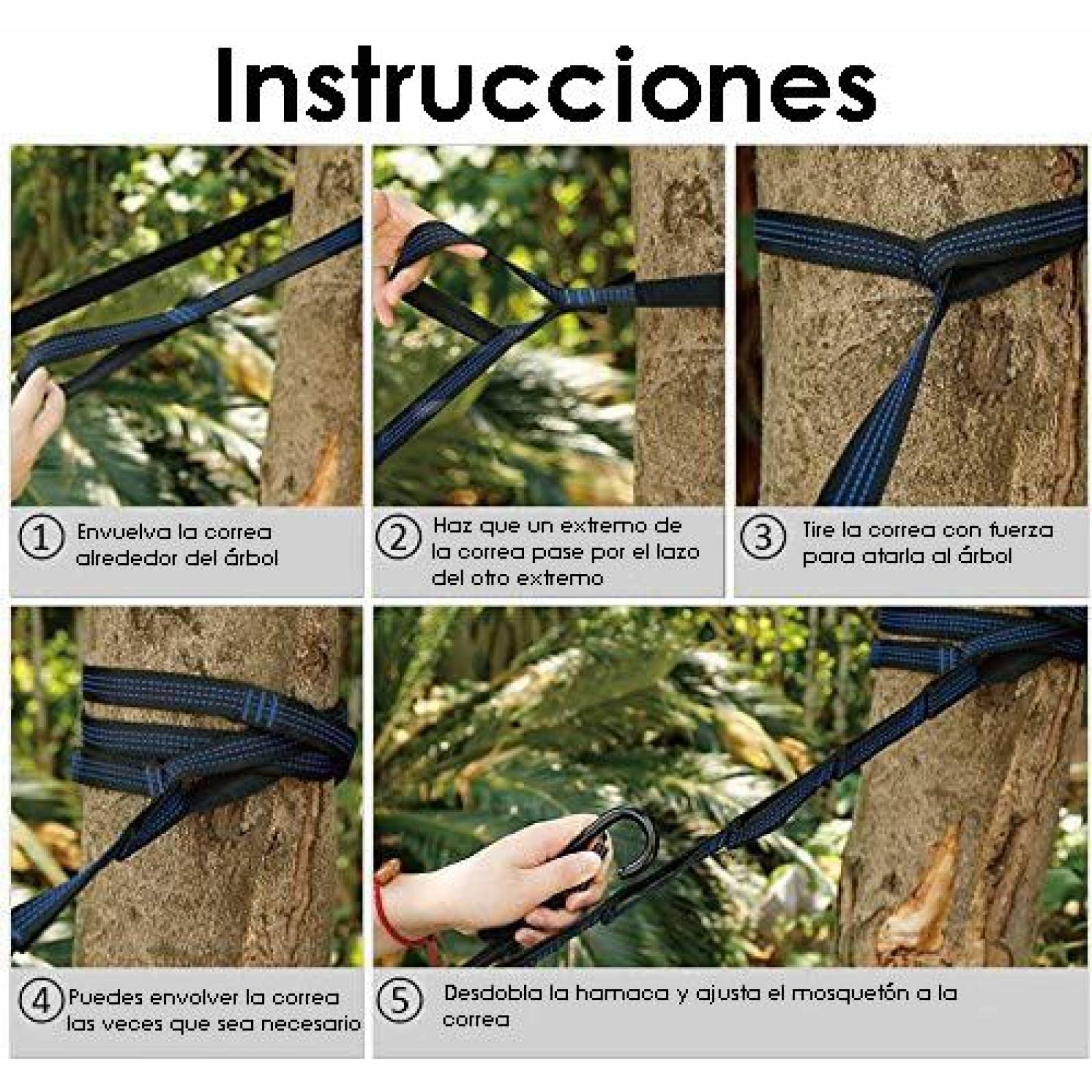 Hamaca de Tela de algodón Individual Unitalla Franjas Rojas