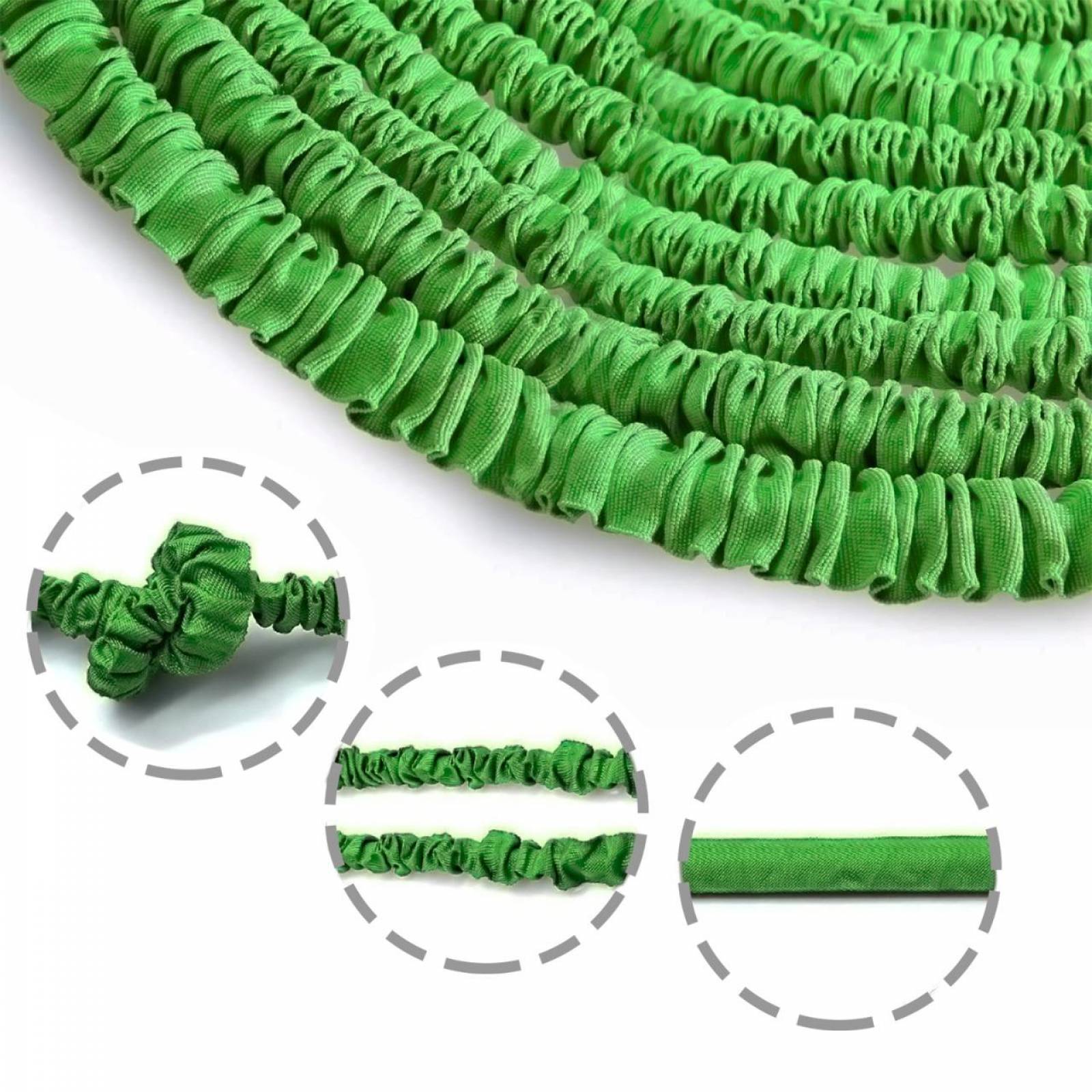 Manguera Expandible Verde 20 Metros/66 Pies 