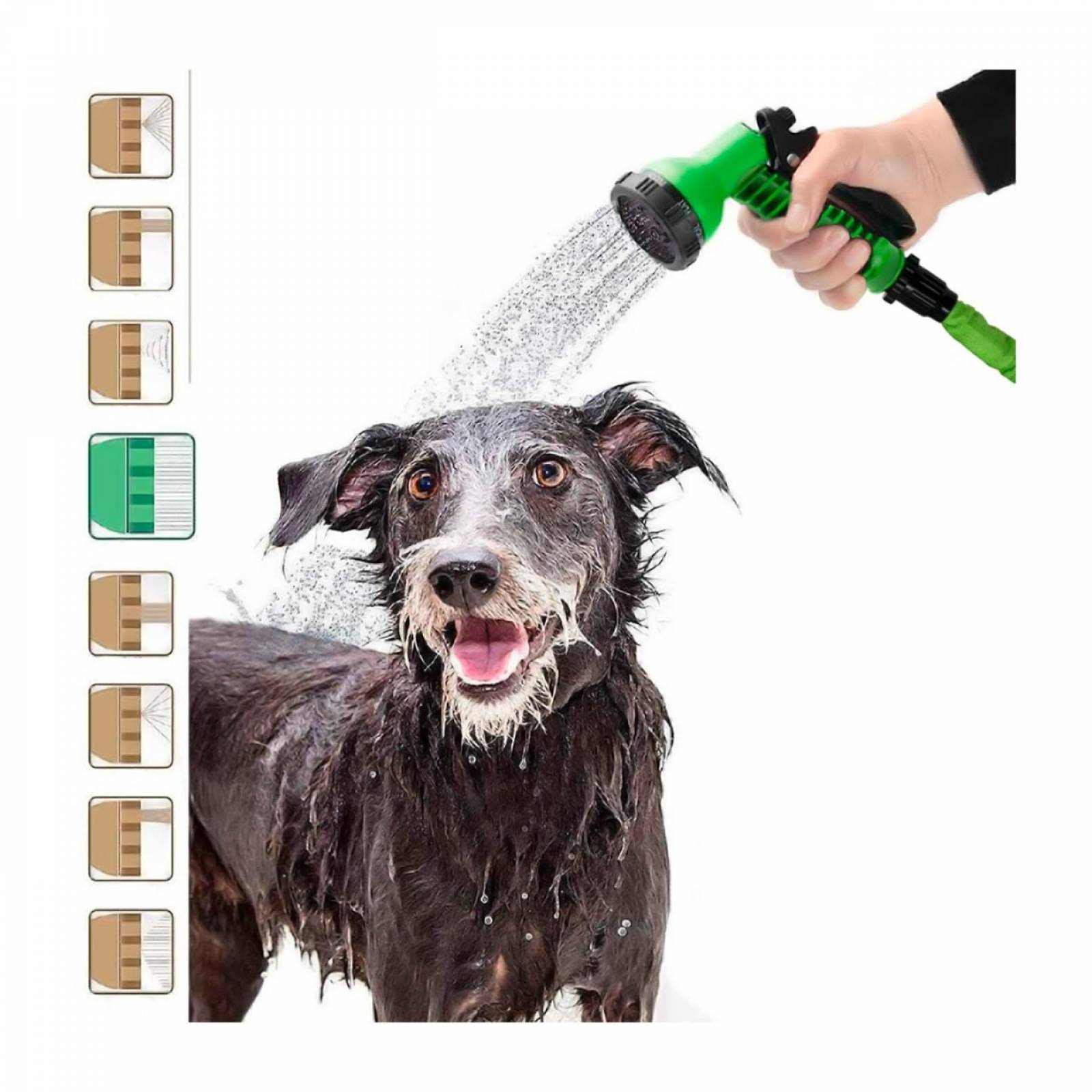 Manguera Expandible Verde 20 Metros/66 Pies 