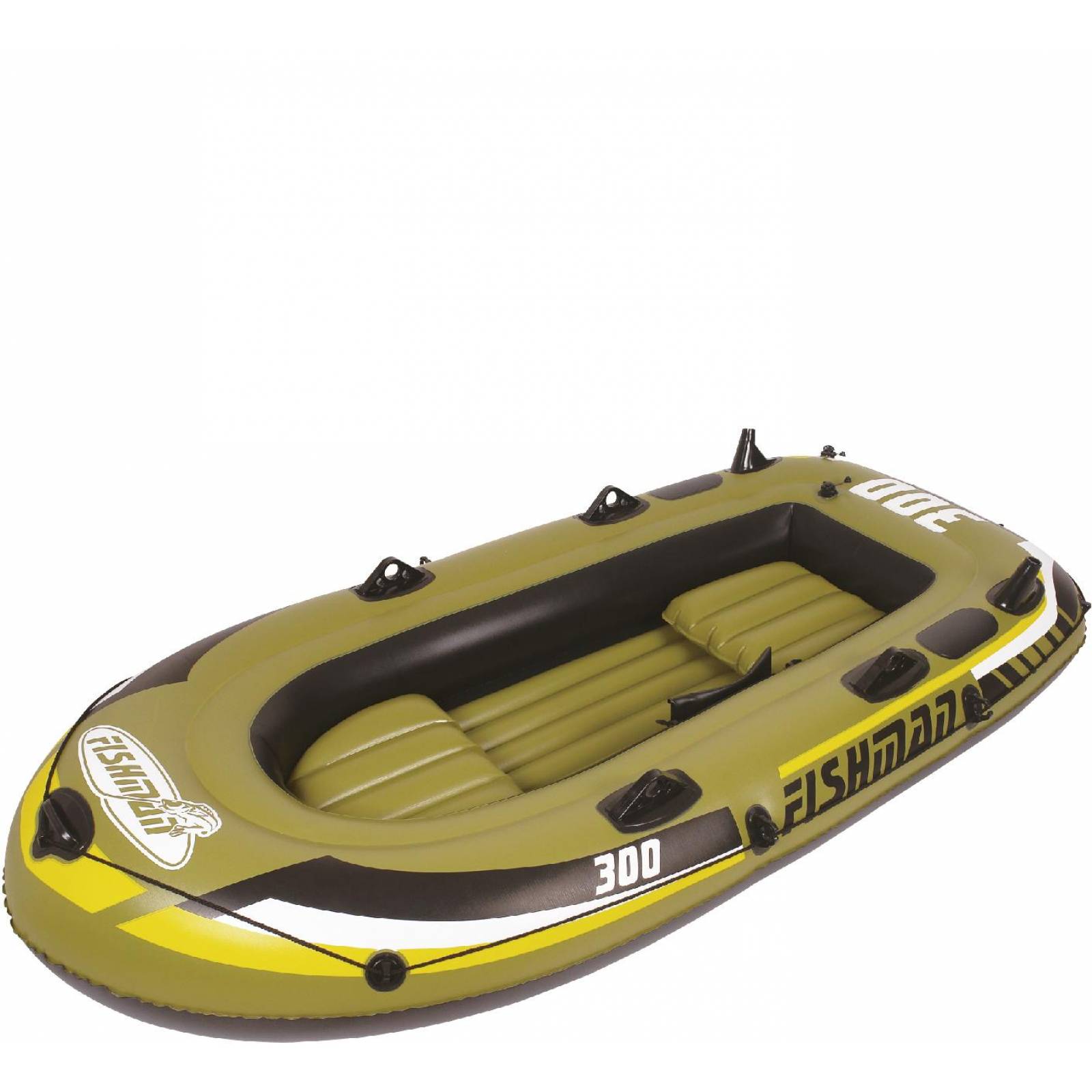 Bote Lancha Inflable Fishman 300 con Remos 