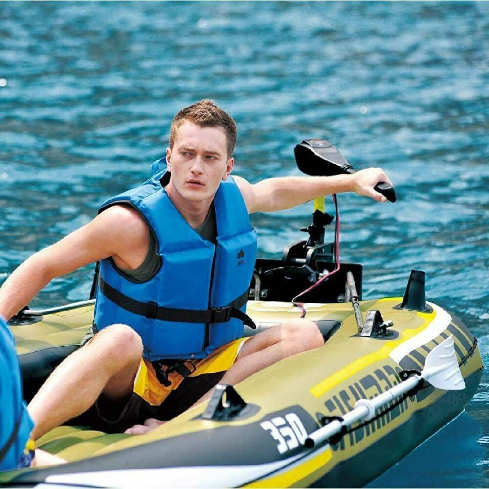 Bote Lancha Inflable Fishman 300 con Remos 