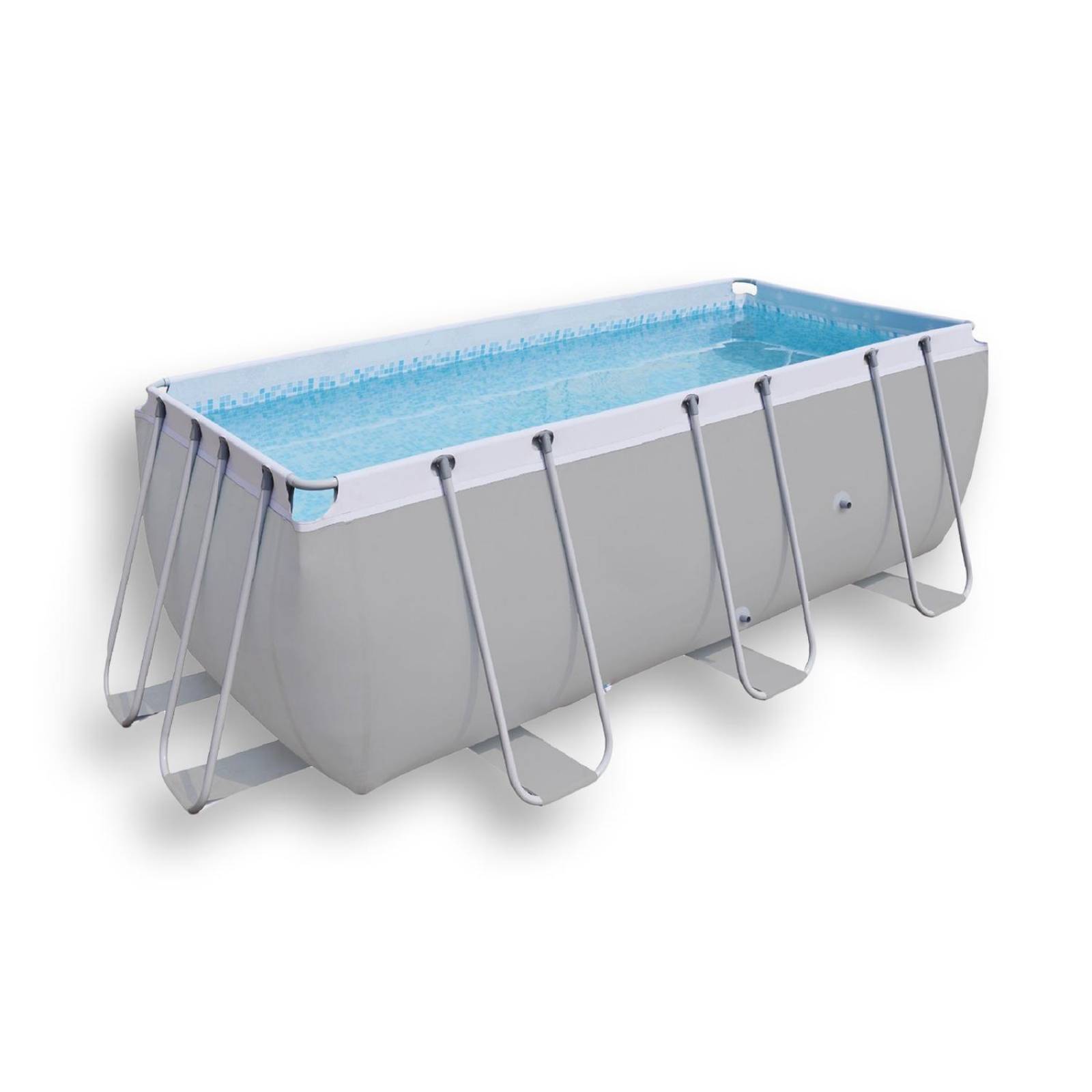 Alberca Piscina Rectangular Estructura de Acero 4.0m x 2.0m x 99cm 