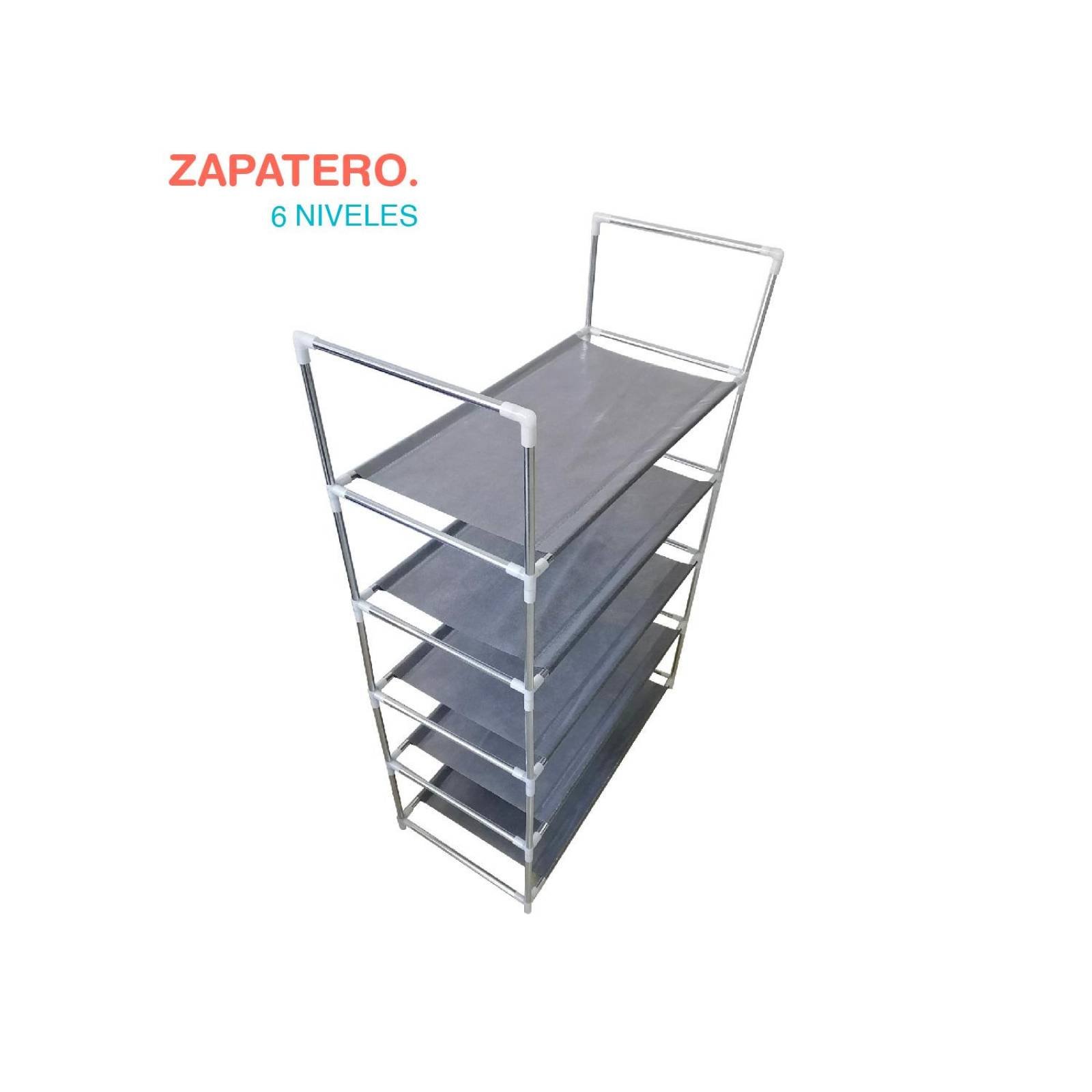 Zapatero cubierta de polvo estante de múltiples capas cubierta exterior  Simple cubierta de tela almacenamiento Zapatero estante de almacenamiento  interior estante de organización