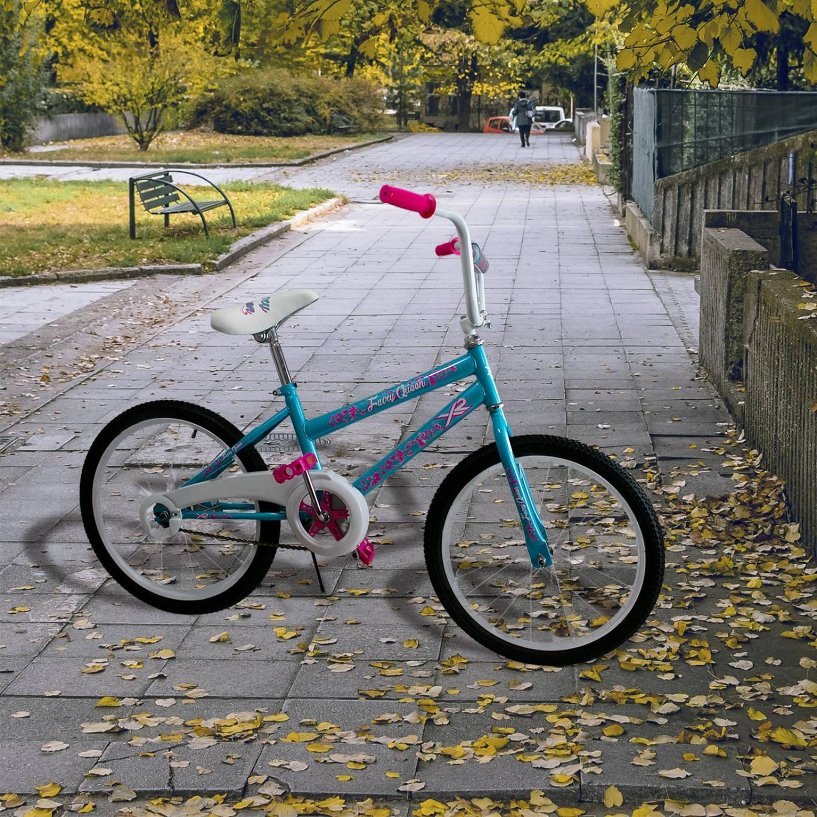 Bicicleta R20 Infantil Resistente Xrush Para Niñas g Agua