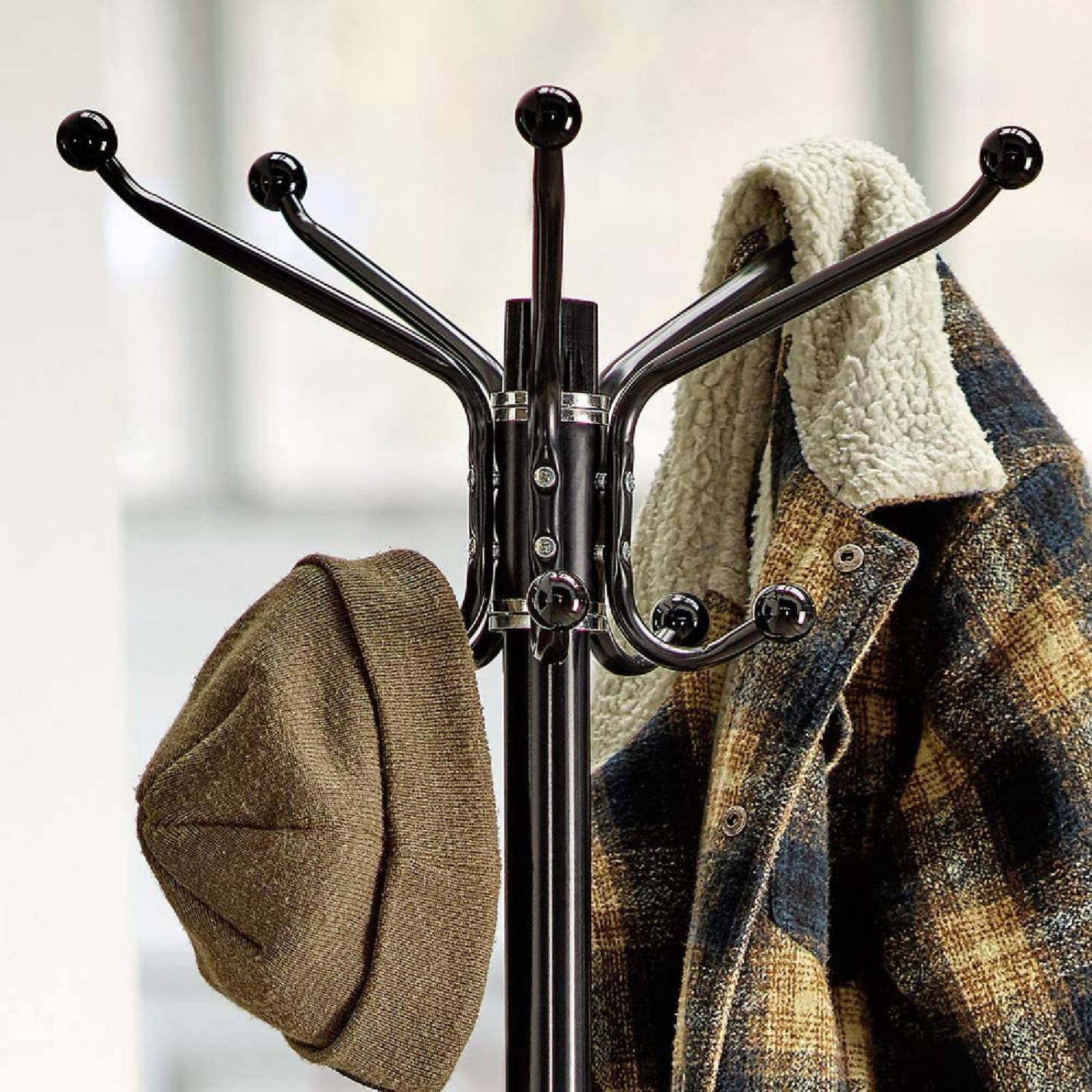 Perchero Moderno de Piso Armable Organizador Ropa Hogar 