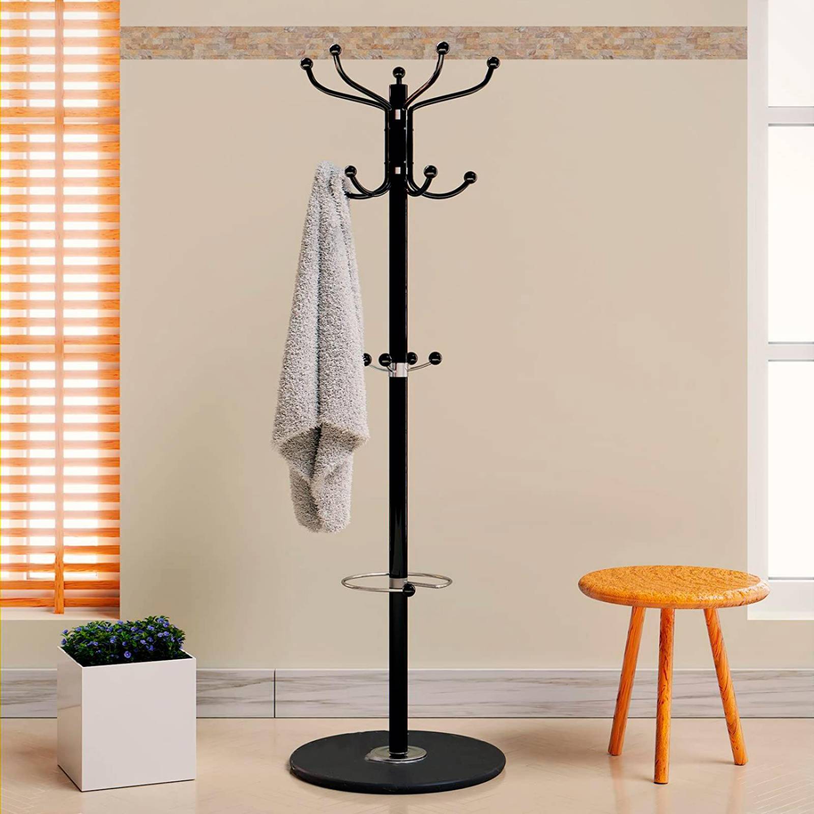 Perchero Moderno de Piso Armable Organizador Ropa Hogar 