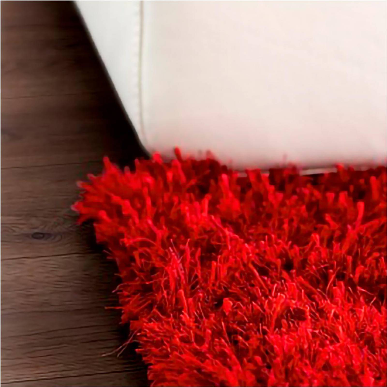 Tapete SHAGGY 0.50m x 0.80m Shaggy Rojo Rojo