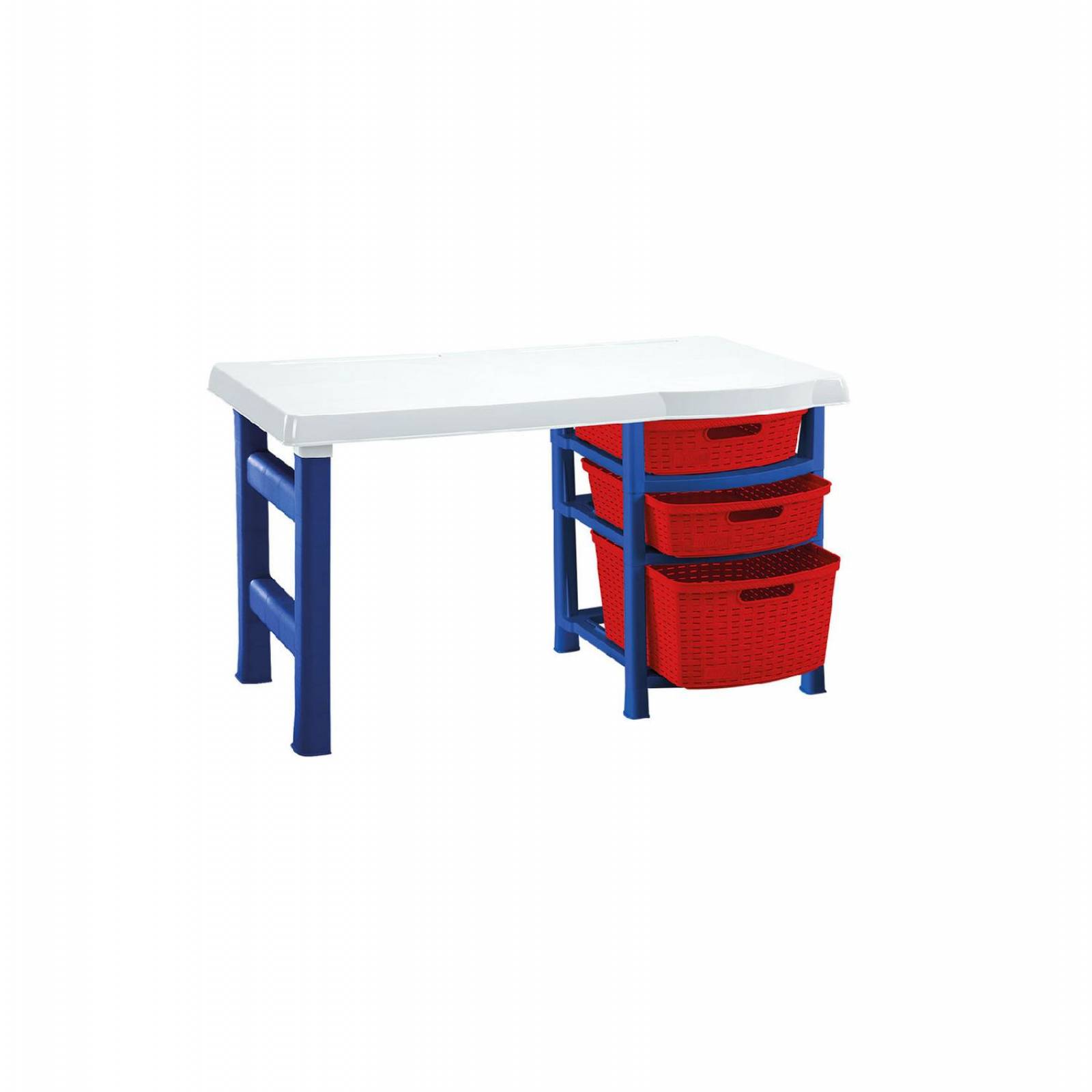 Escritorio Mesa Escolar para Tareas Infantil Niño En Casa Blanco