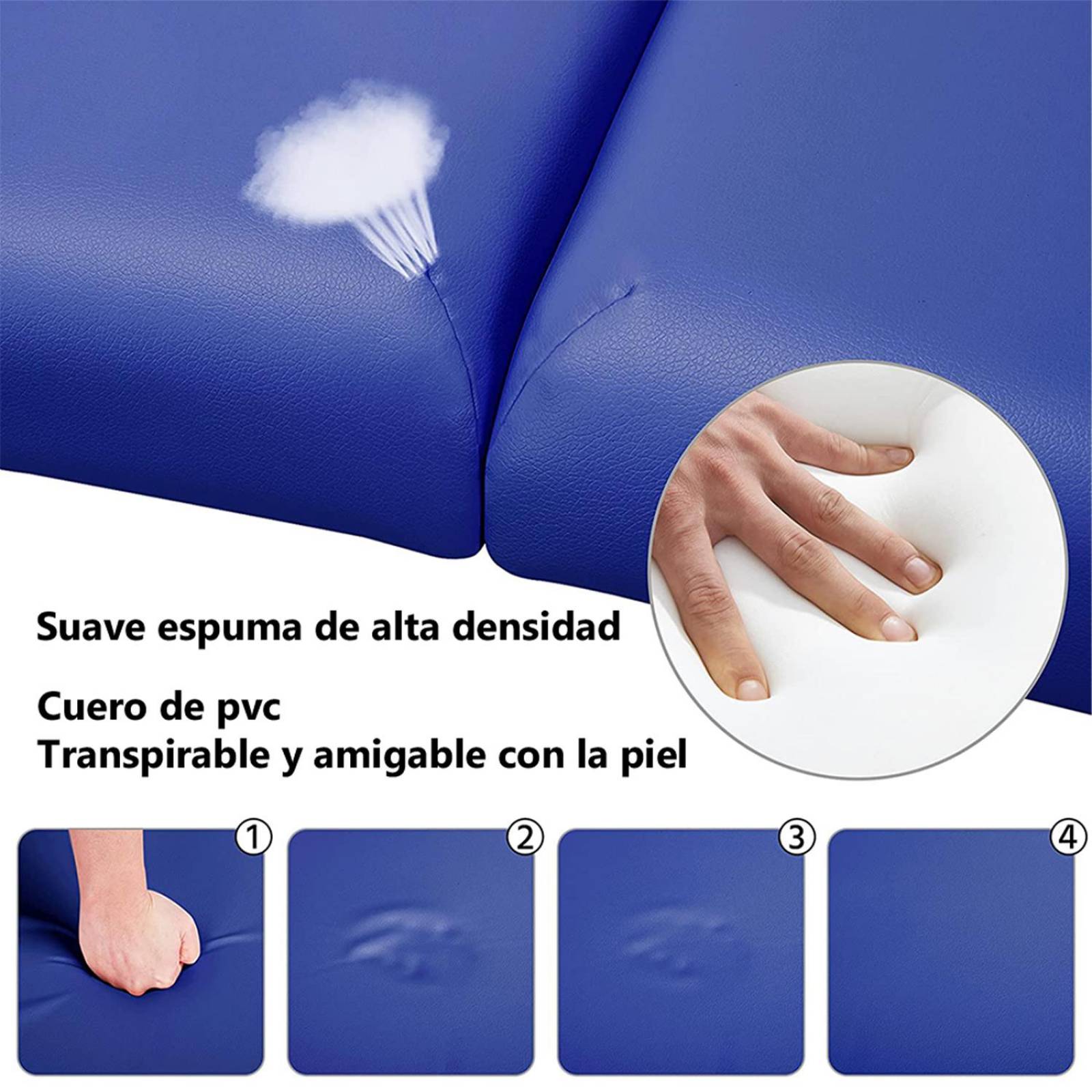 Cama Para Masajes, Spa, Tatuajes Y Terapia Física, Estuche Azul