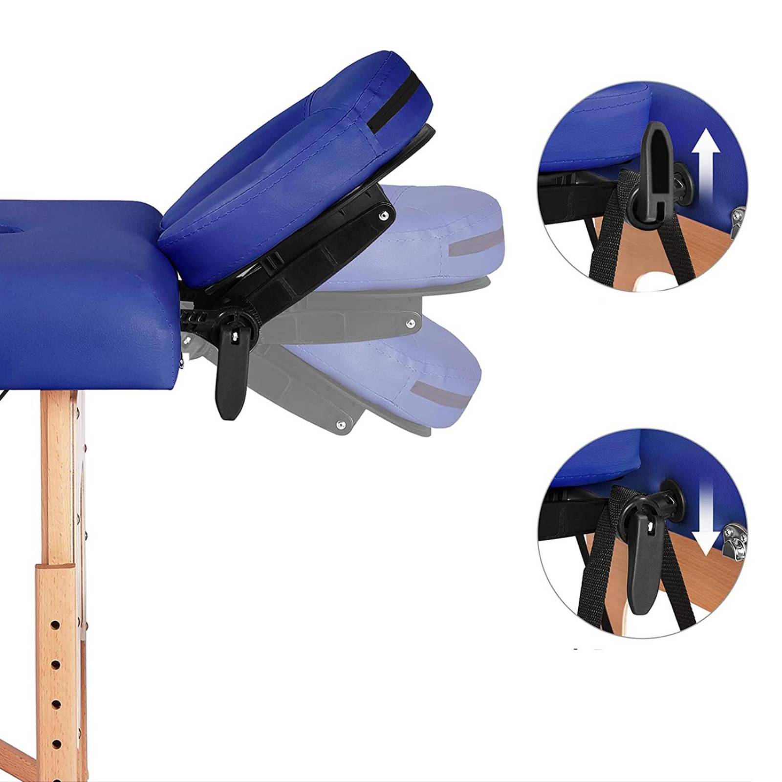 Cama Para Masajes, Spa, Tatuajes Y Terapia Física, Estuche Azul