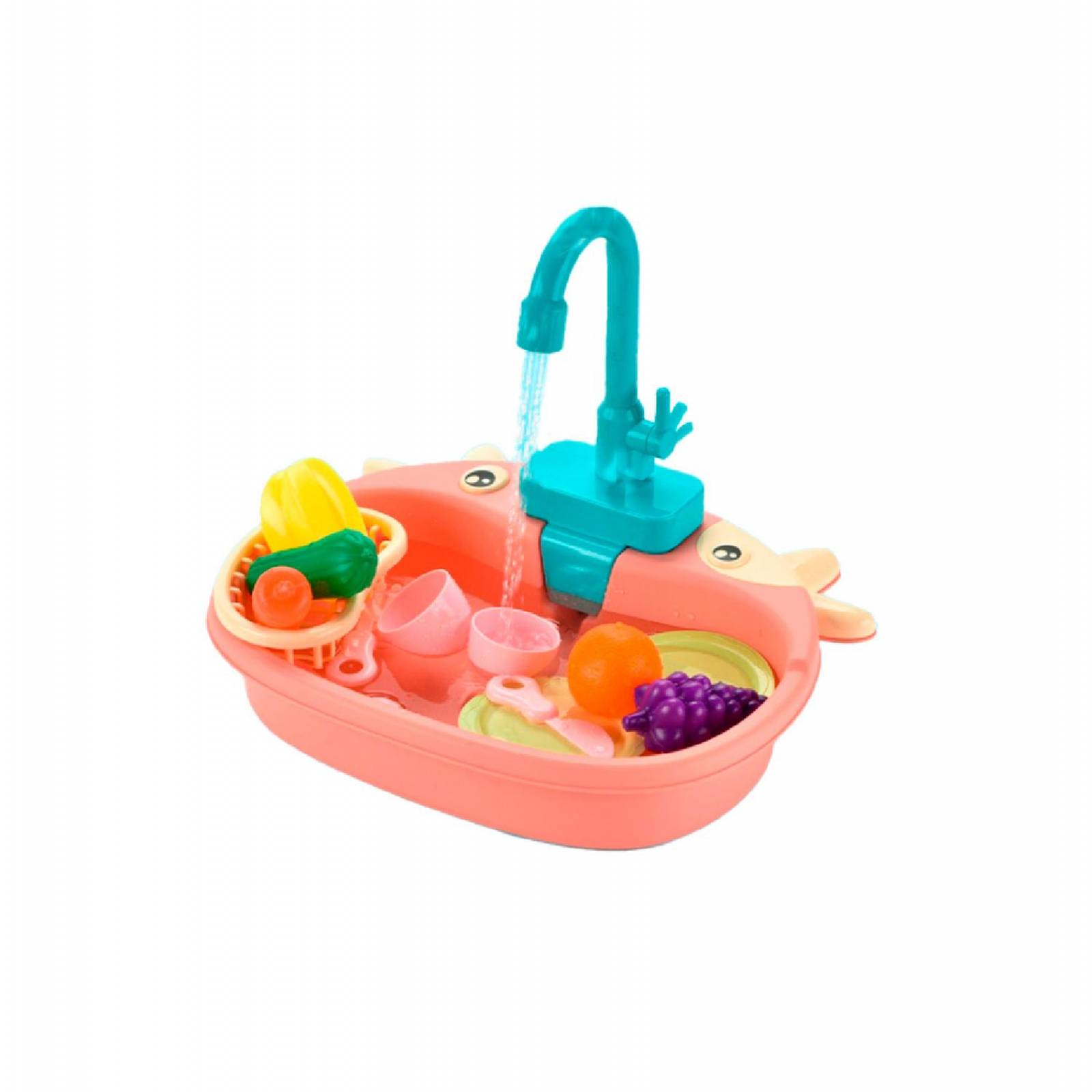 Lava trastes juguete sensorial Set 16 pcs Rosa