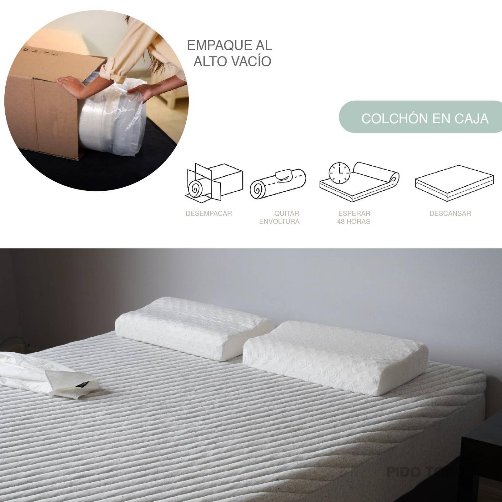 Colchón Zen Matrimonial 25cm 