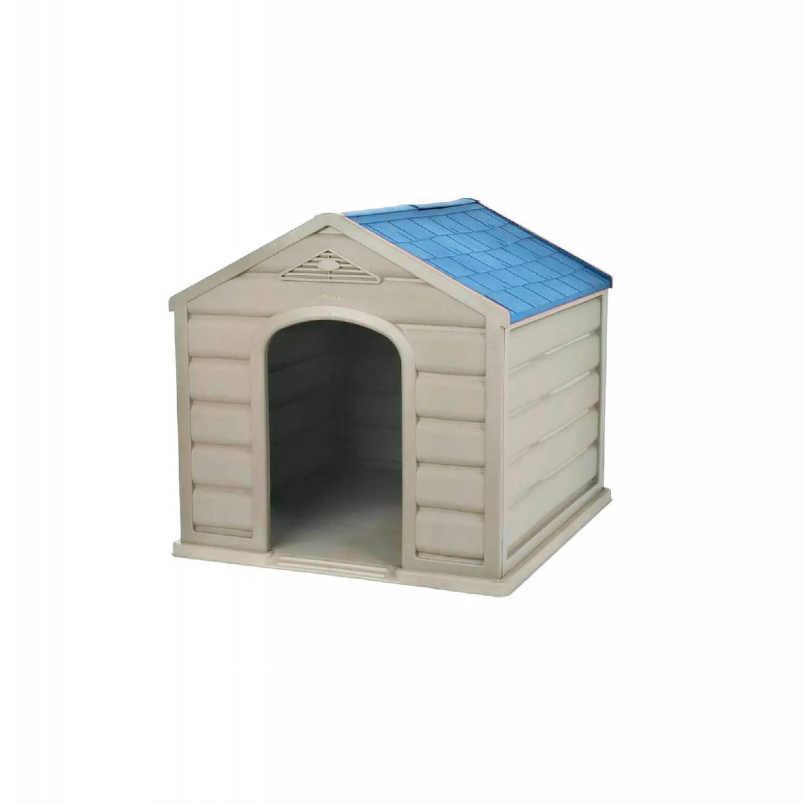 Casa Para Perro Chico Mediano De Plástico Termica Resistente Azul