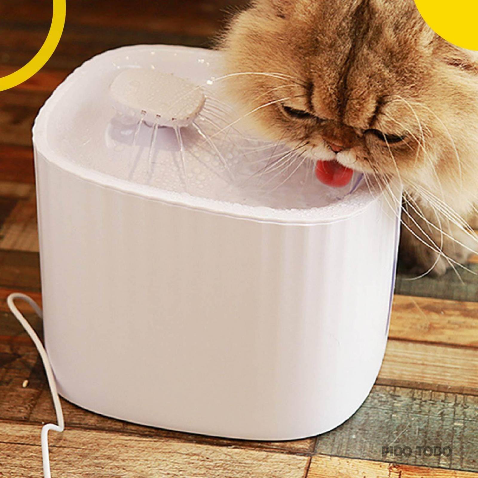 Bebedero para mascota tipo fuente capacidad 2.5L