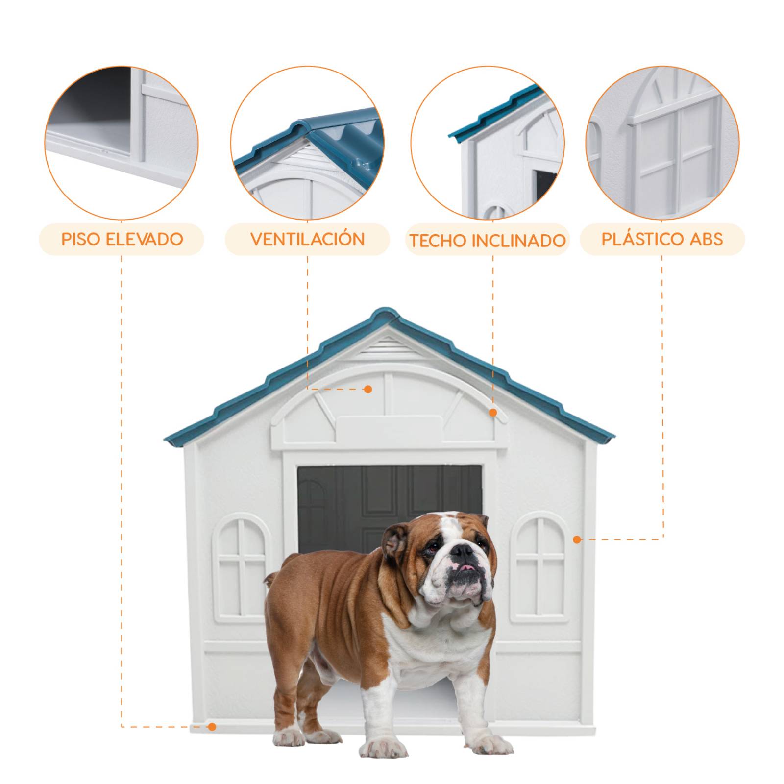 Casa Armable Para Perro  Mascota Raza Grande Resistente